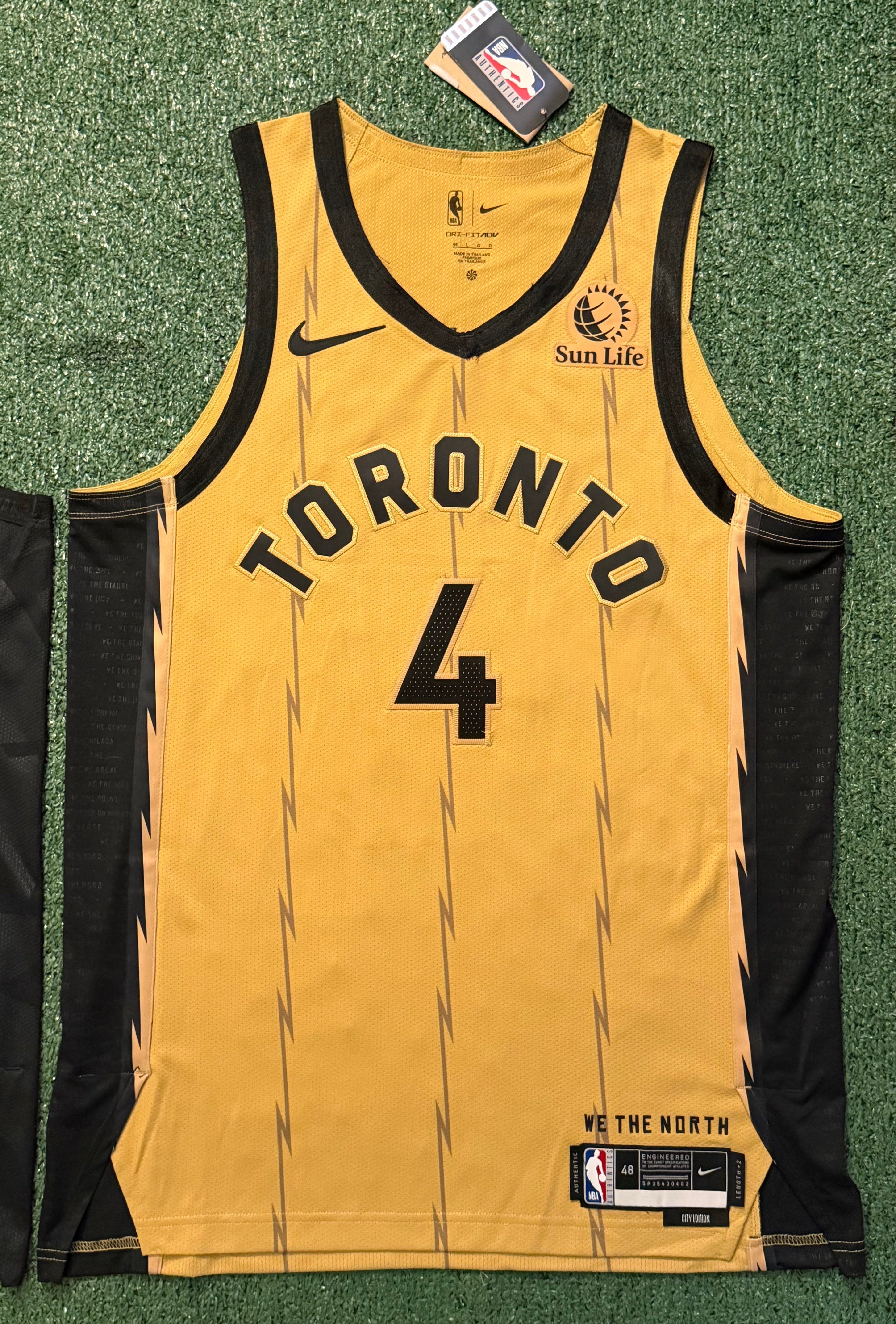Scottie Barnes Toronto Raptors Jerseys #4 Nike ADV Authentic 2021-26 City Bundle 48 (Large) NBA