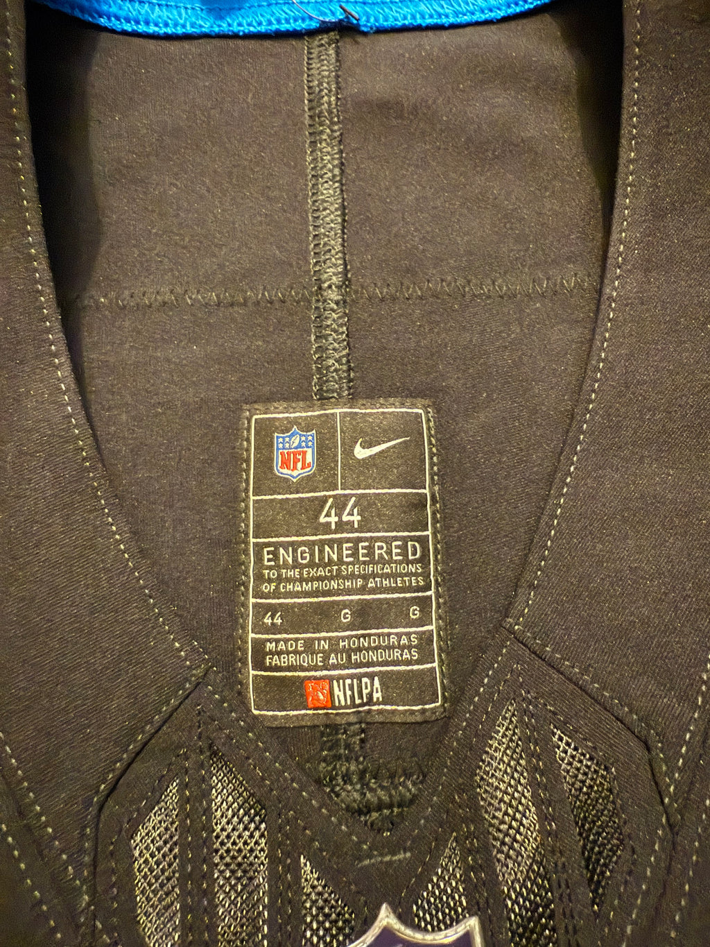 Jared Goff Detroit Lions Jersey #16  Nike Vapor FUSE Elite Black Size 44 (Large) NFL