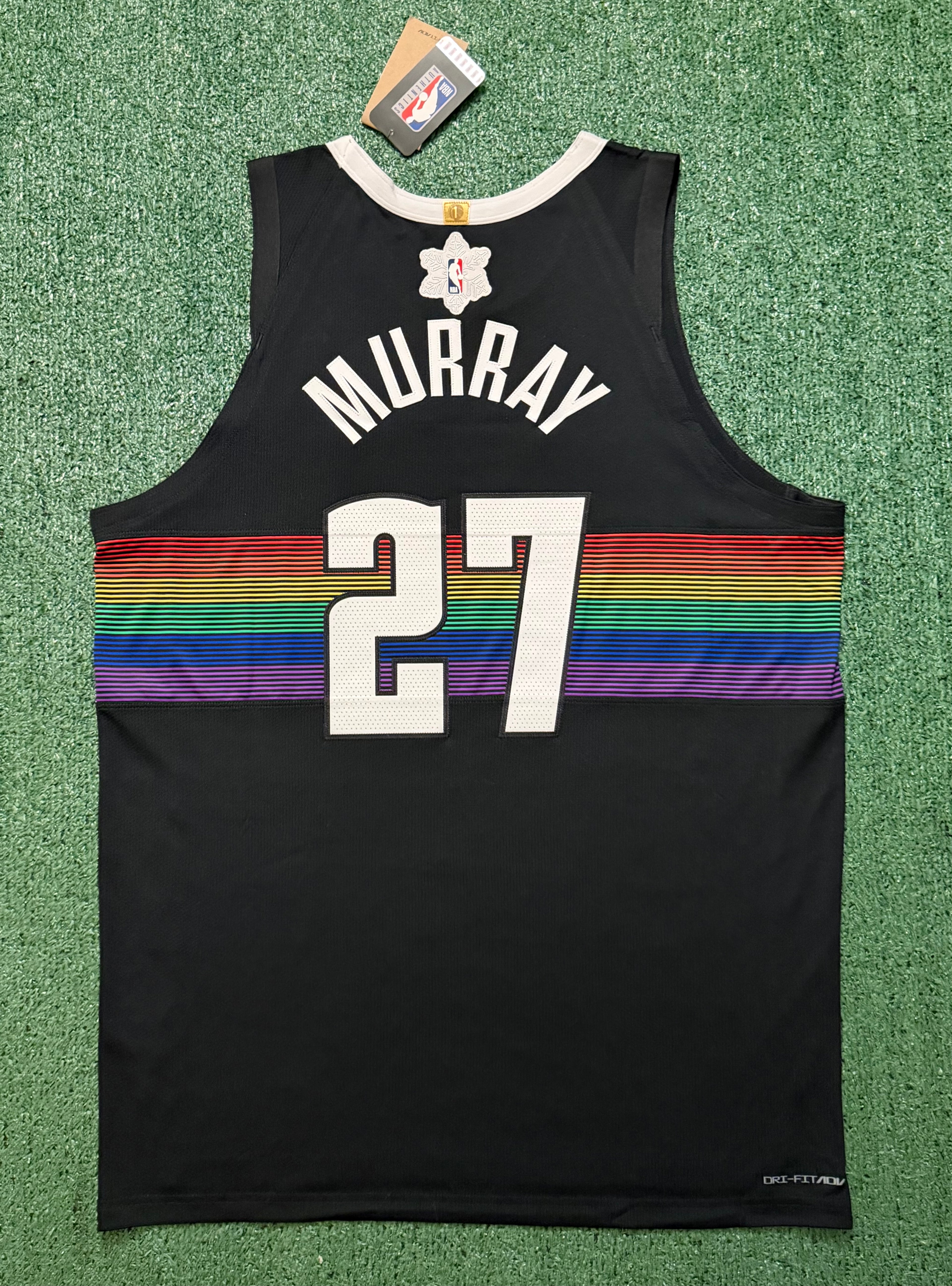 Jamal Murray Denver Nuggets Jersey #27 Nike ADV Authentic Black Size 52 (XL) NBA