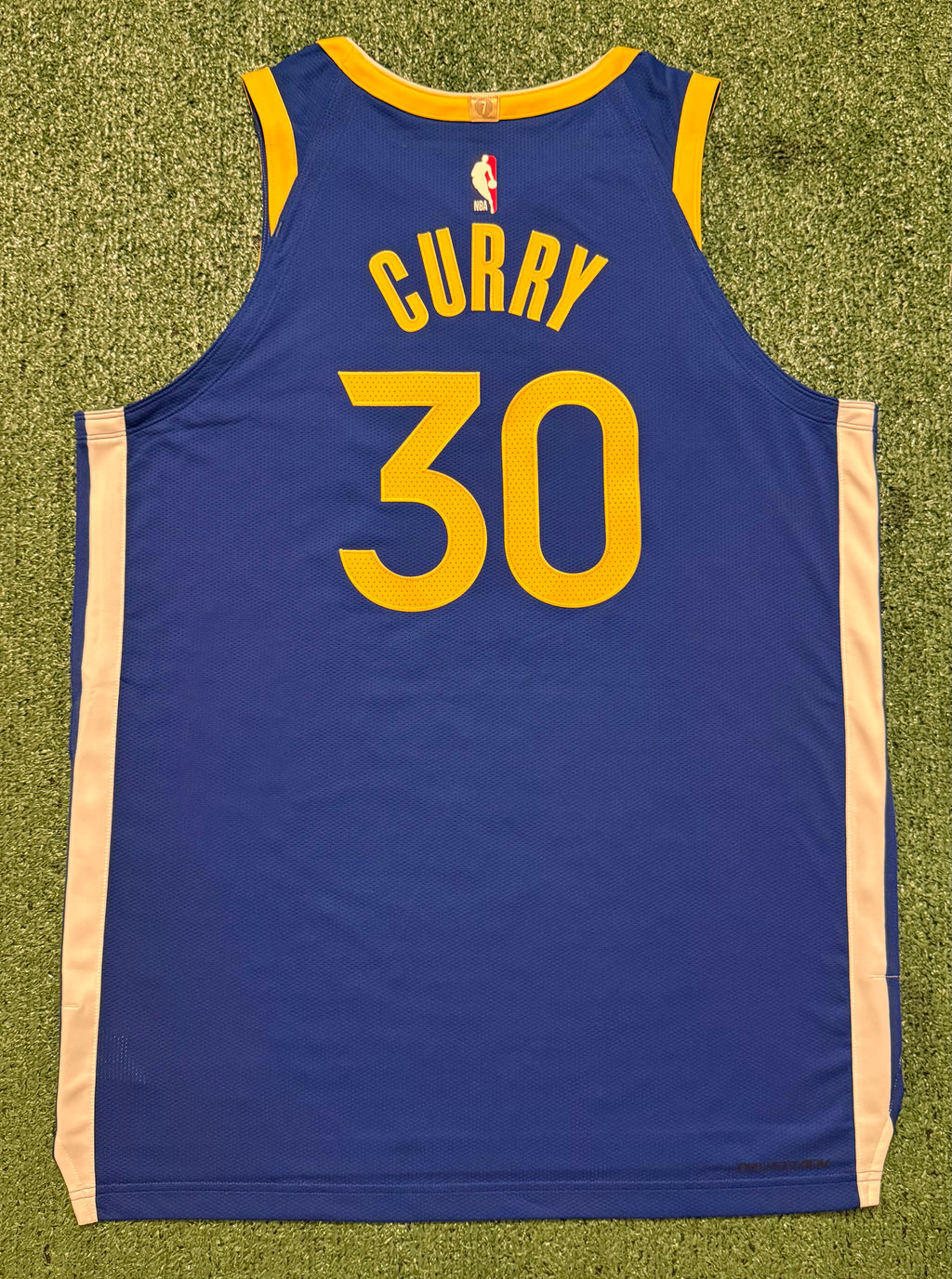 Steph Curry Golden State Warriors Jersey #30 Nike ADV Authentic Blue Size 48 (L) NBA