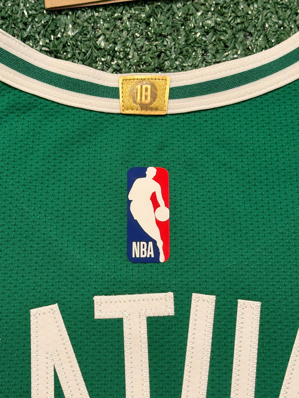 Jayson Tatum Boston Celtics Jersey #0 Nike ADV Authentic Green Size 44 (Medium) NBA