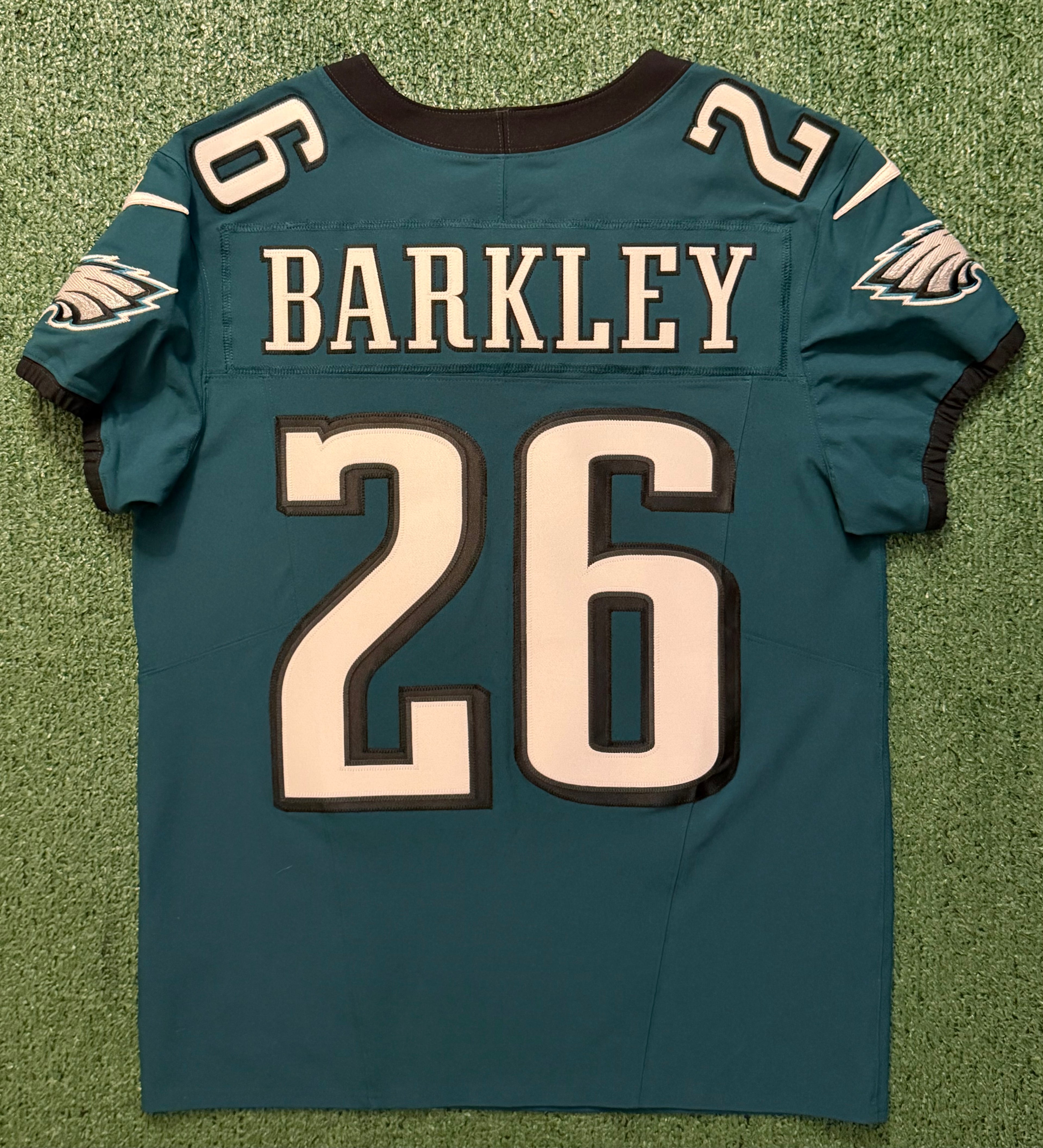 Saquon Barkley Philadelphia Eagles Jersey #26 Nike Vapor FUSE Elite Green Size 40 (Medium) NFL