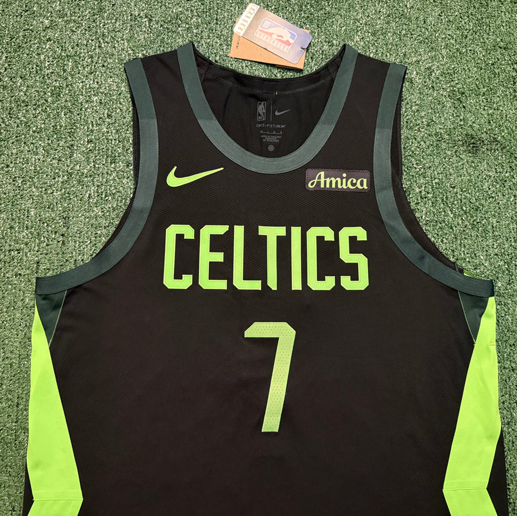 Jaylen Brown Boston Celtics Jersey Nike ADV Authentic Black  Size 48 (Large) NBA