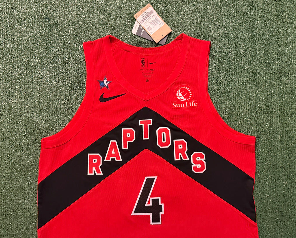 Scottie Barnes Toronto Raptors Jersey #4 Nike ADV Authentic Red Size 48 (Large) NBA