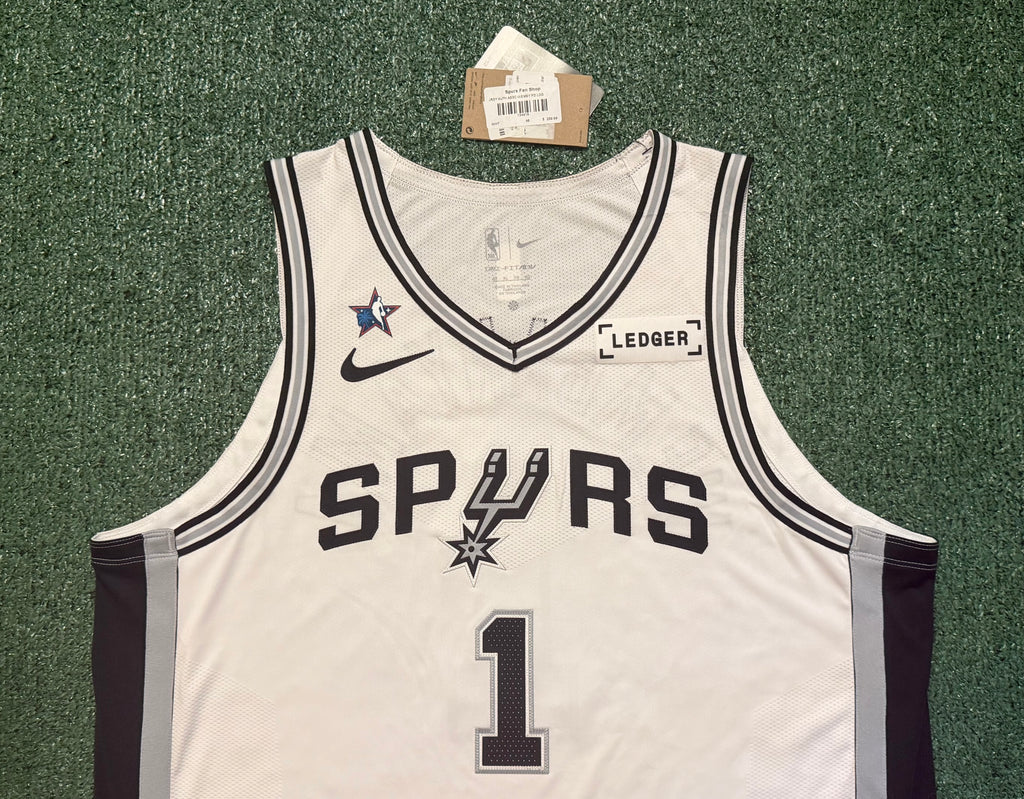 Victor Wembanyama San Antonio Spurs Jersey #1 Nike ADV Authentic White Size 52 (XL) NBA