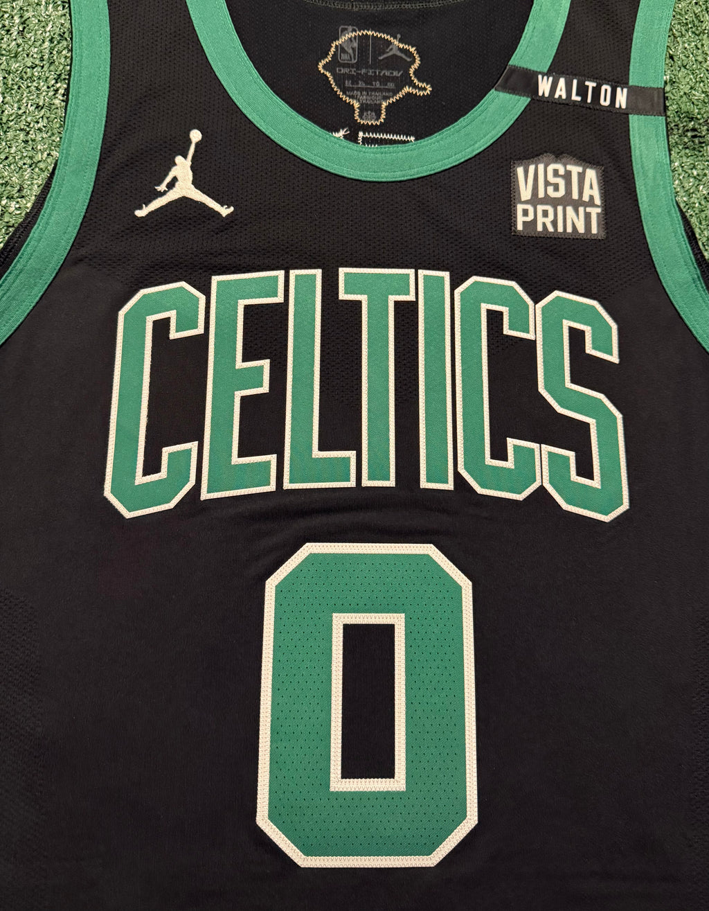 Jayson Tatum Boston Celtics Jersey #0 Nike ADV Authentic Black Size 52 (XL) NBA