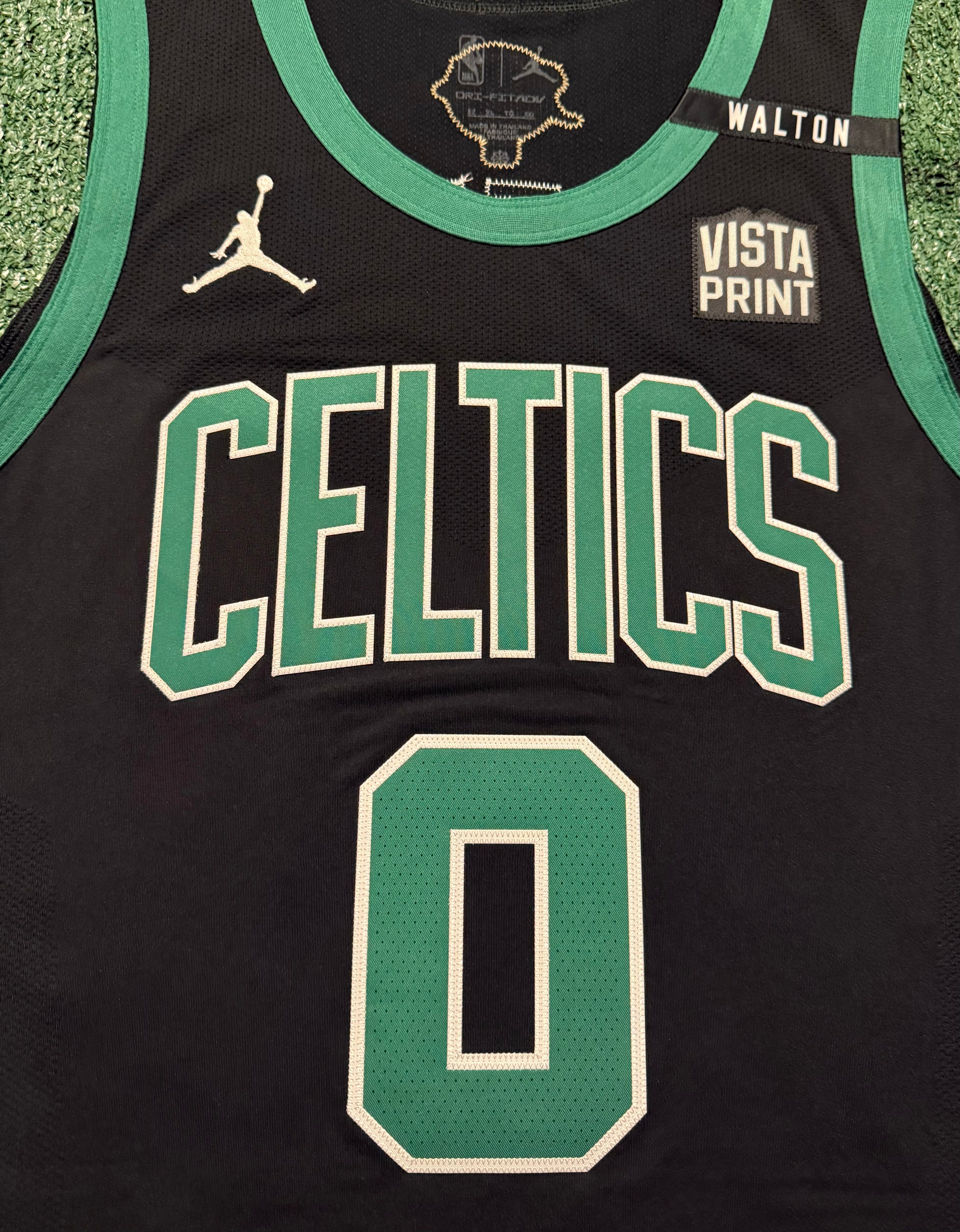 Jayson Tatum Boston Celtics Jersey #0 Nike ADV Authentic Black Size 52 (XL) NBA