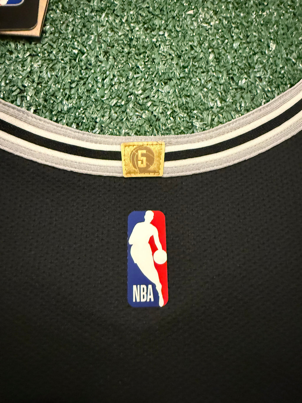 Stephon Castle San Antonio Spurs Jersey #5 Nike ADV Authentic Black Size 48 (L) NBA