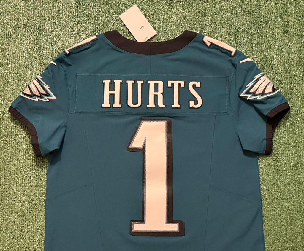 Jalen Hurts Philadelphia Eagles Jersey #1 Nike Vapor FUSE Elite Green size 40 (Medium) NFL