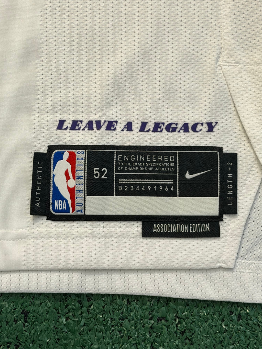 Luka Doncic Los Angeles Lakers Jersey #77 Nike ADV Authentic White Size 52 (XL) NBA