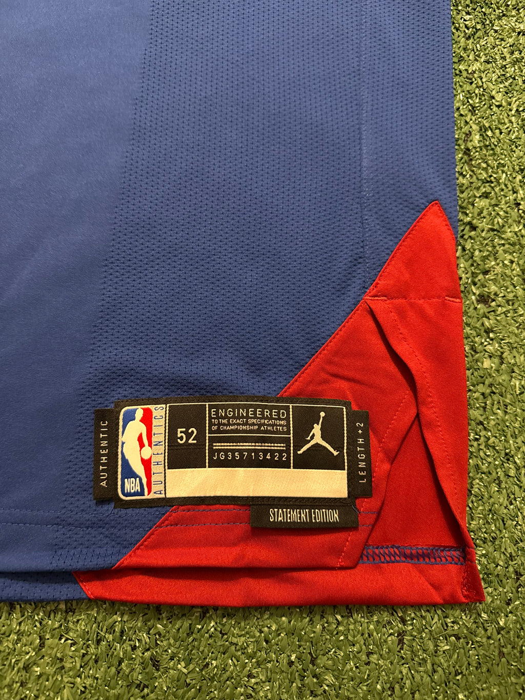 Nikola Jokic Denver Nuggets Jersey #15 Nike ADV Authentic Blue Size 52 (XL) NBA