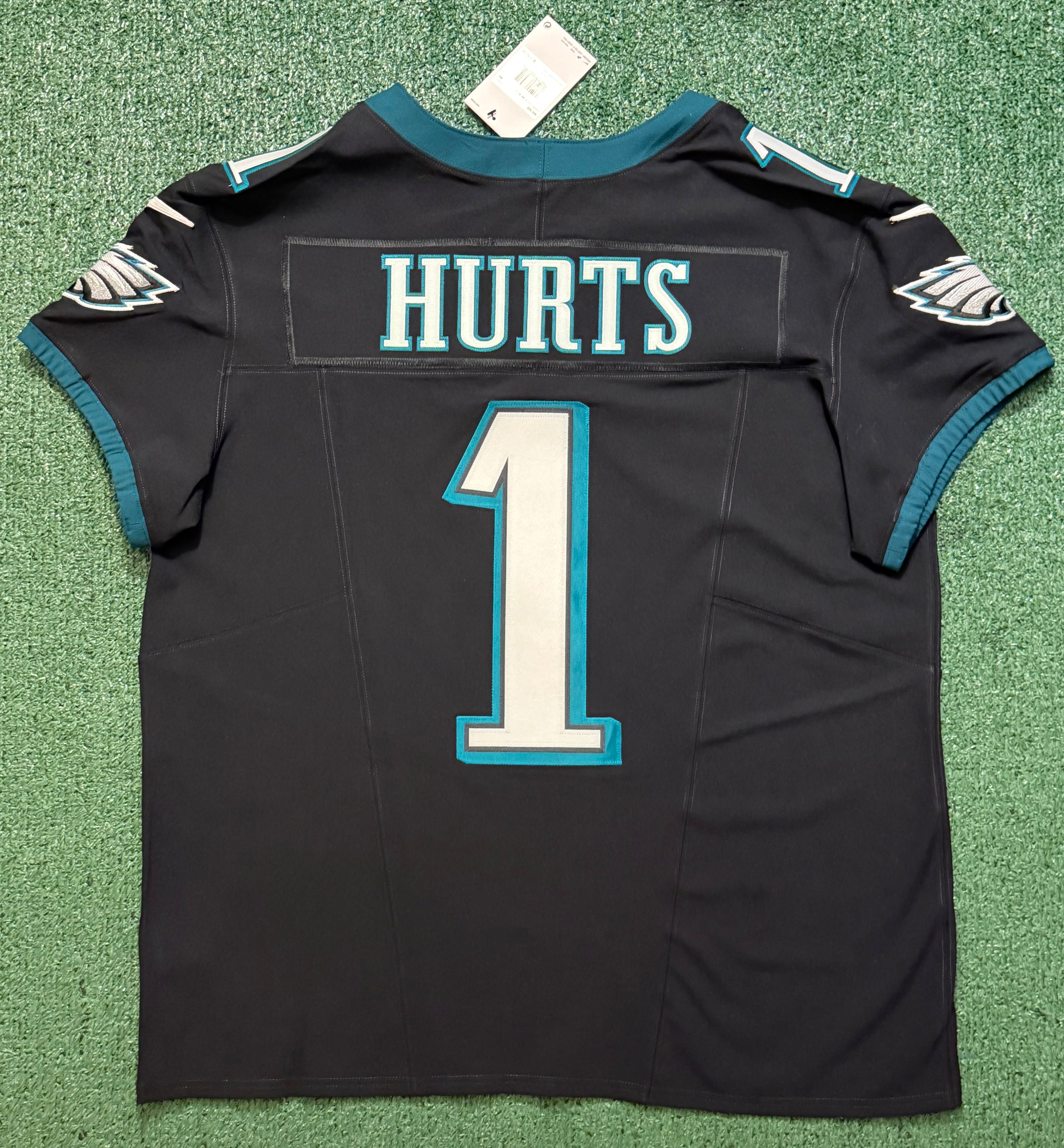 Jalen Hurts Philadelphia Eagles Jersey #1 Nike Vapor FUSE Elite Black size 48 (XL) NFL