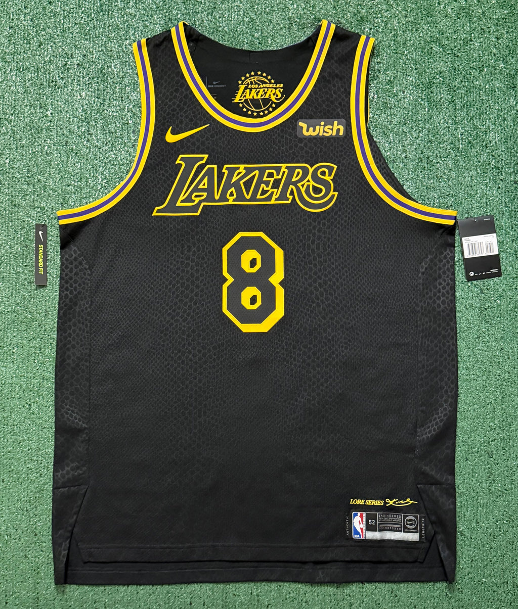 Kobe Bryant Los Angeles Lakers Jersey #8 Nike AeroSwift Authentic Black Size 52 (XL) NBA
