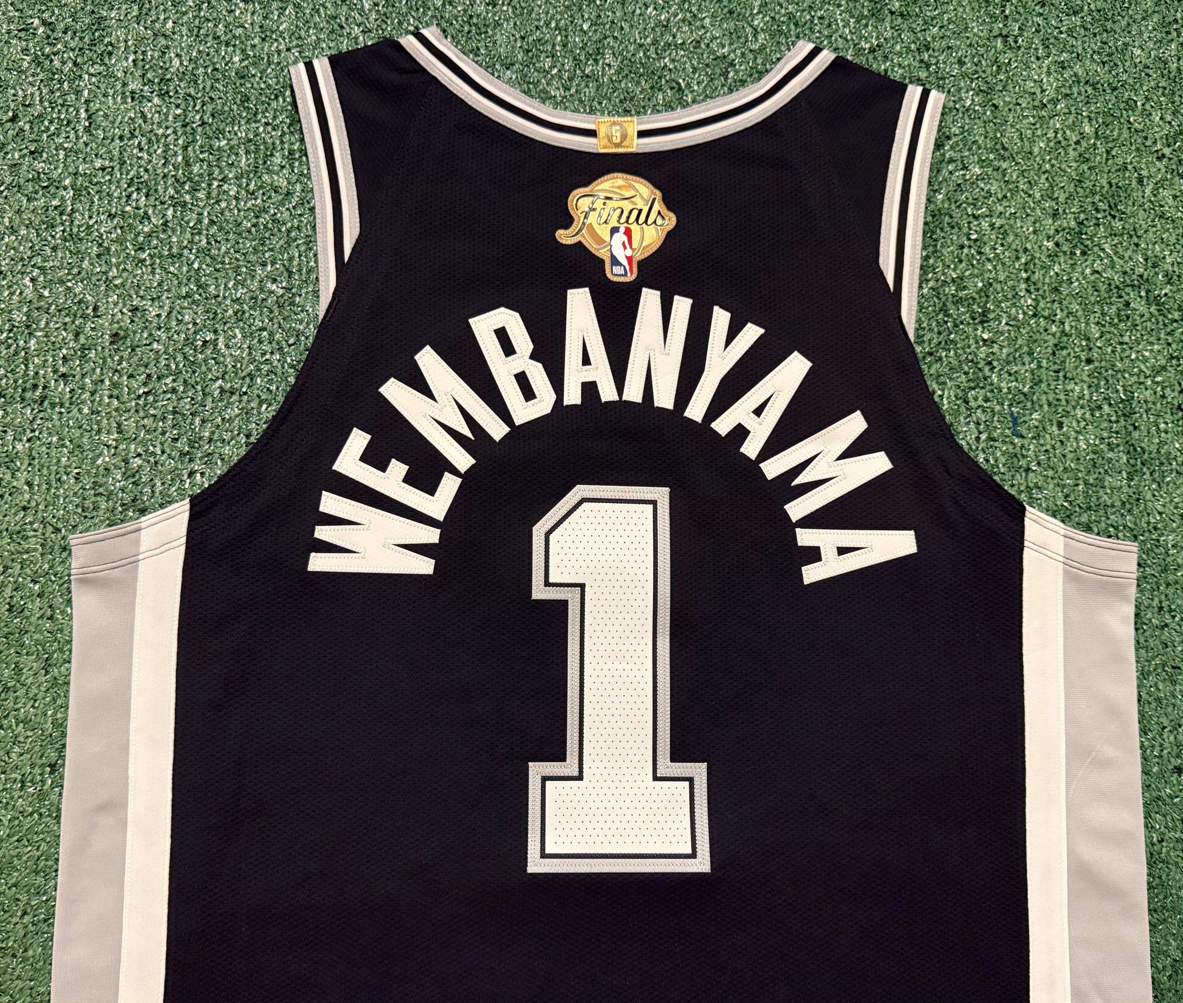 Victor Wembanyama San Antonio Spurs Jersey #1 Nike ADV Authentic Black Size 48 (L) NBA