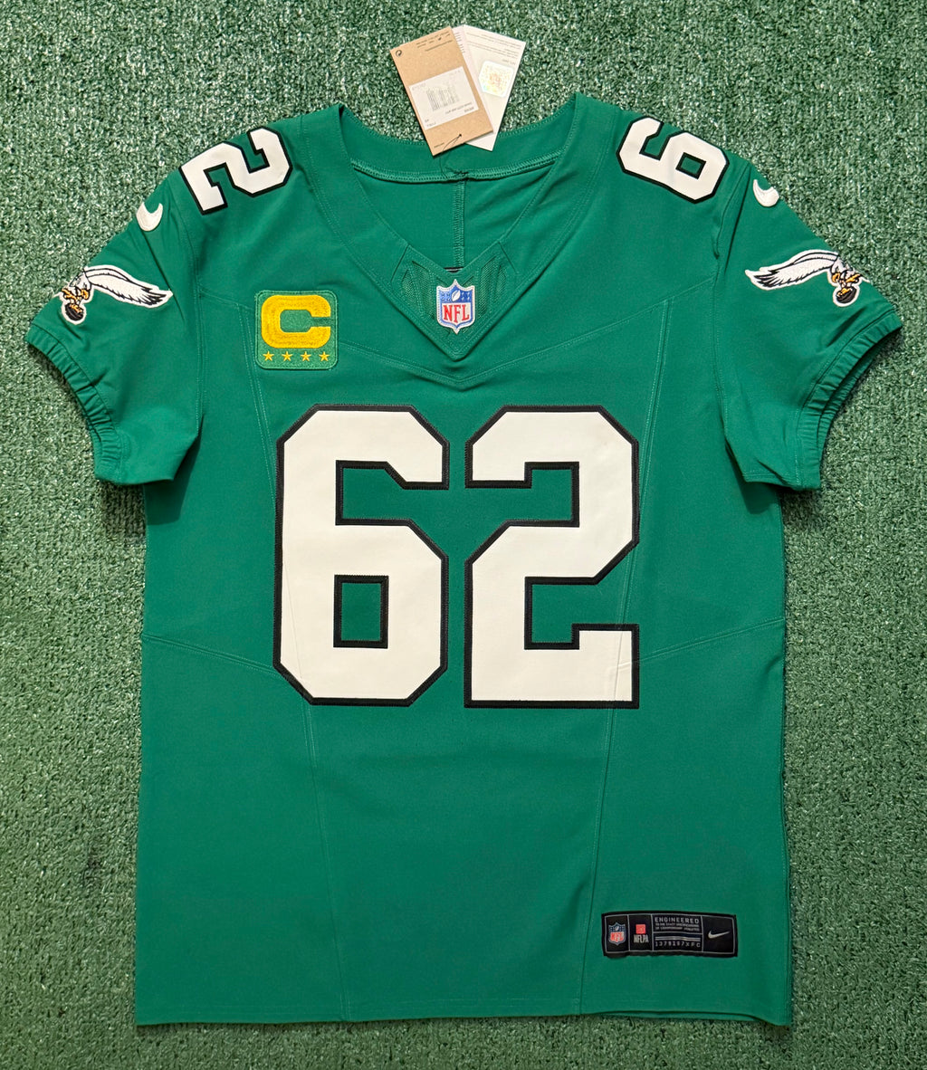 Jason Kelce Philadelphia Eagles Jersey #62 Nike Vapor FUSE Elite Kelly Green Size 40 (Medium) NFL