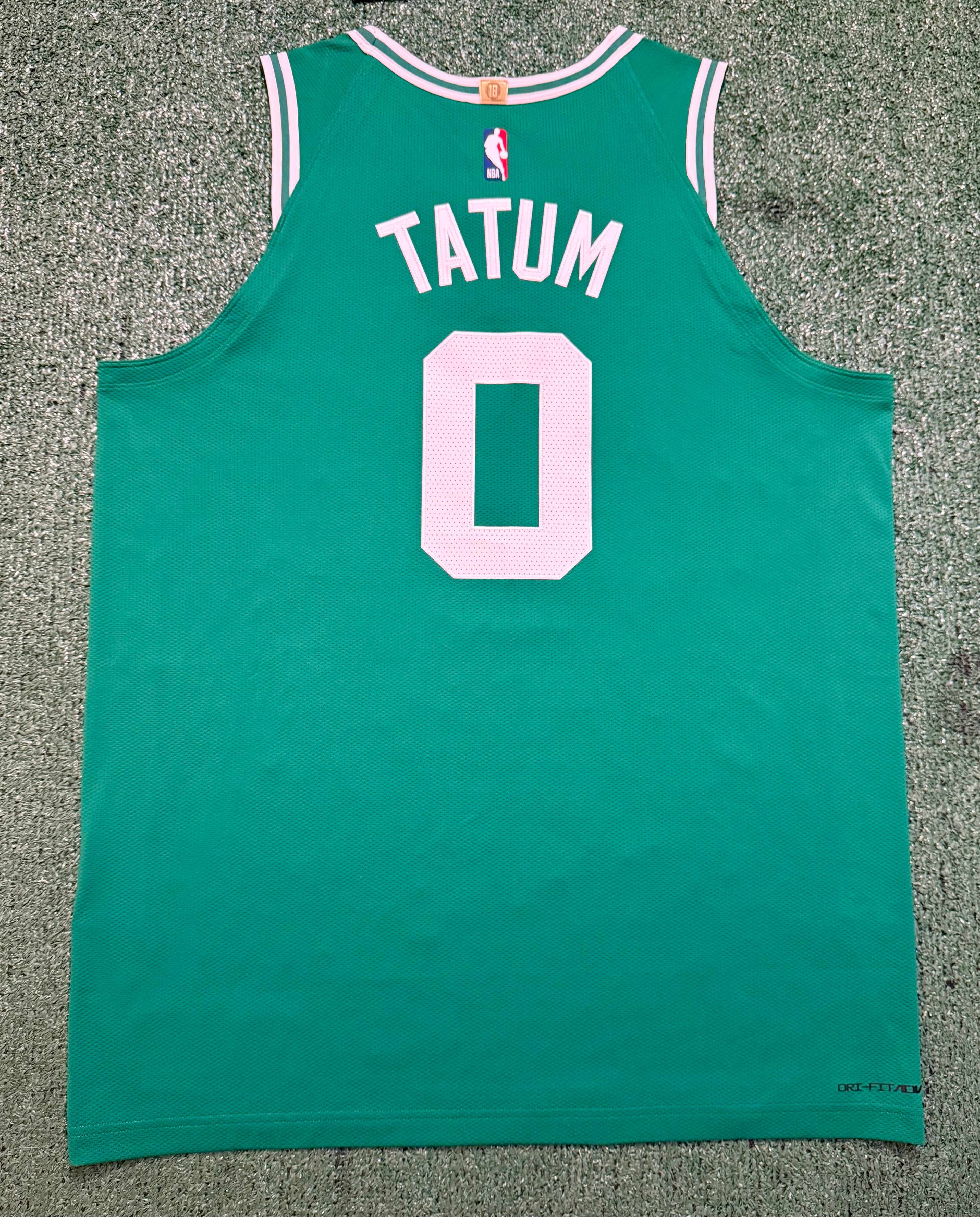 Jayson Tatum Boston Celtics Jersey #0 Nike ADV Authentic Green Size 52 (XL) NBA