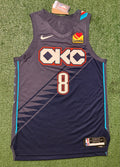 Jalen Williams Oklahoma City Thunder Jersey #8 Nike ADV Authentic Blue Size 44 (M) NBA