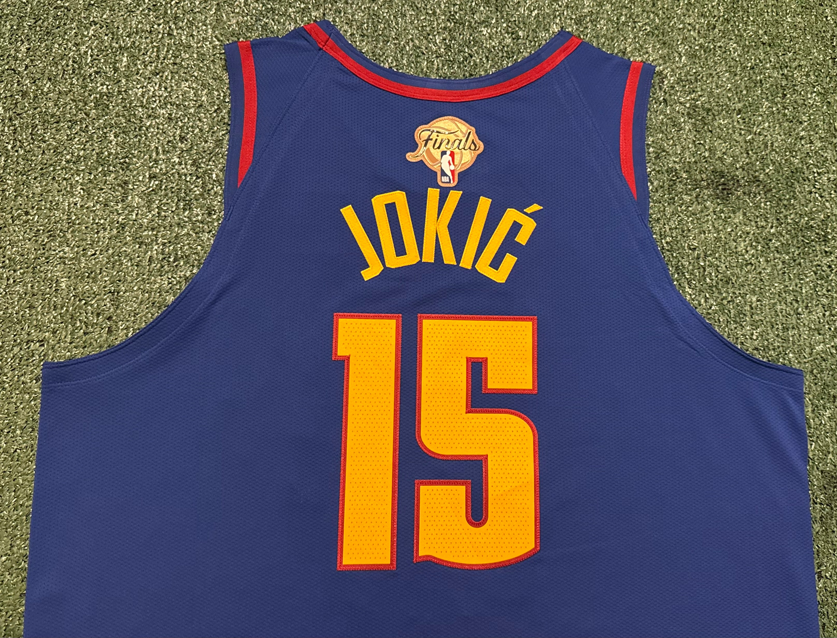 Nikola Jokic Denver Nuggets Jersey #15 Nike ADV Authentic Blue Size 52 (XL) NBA