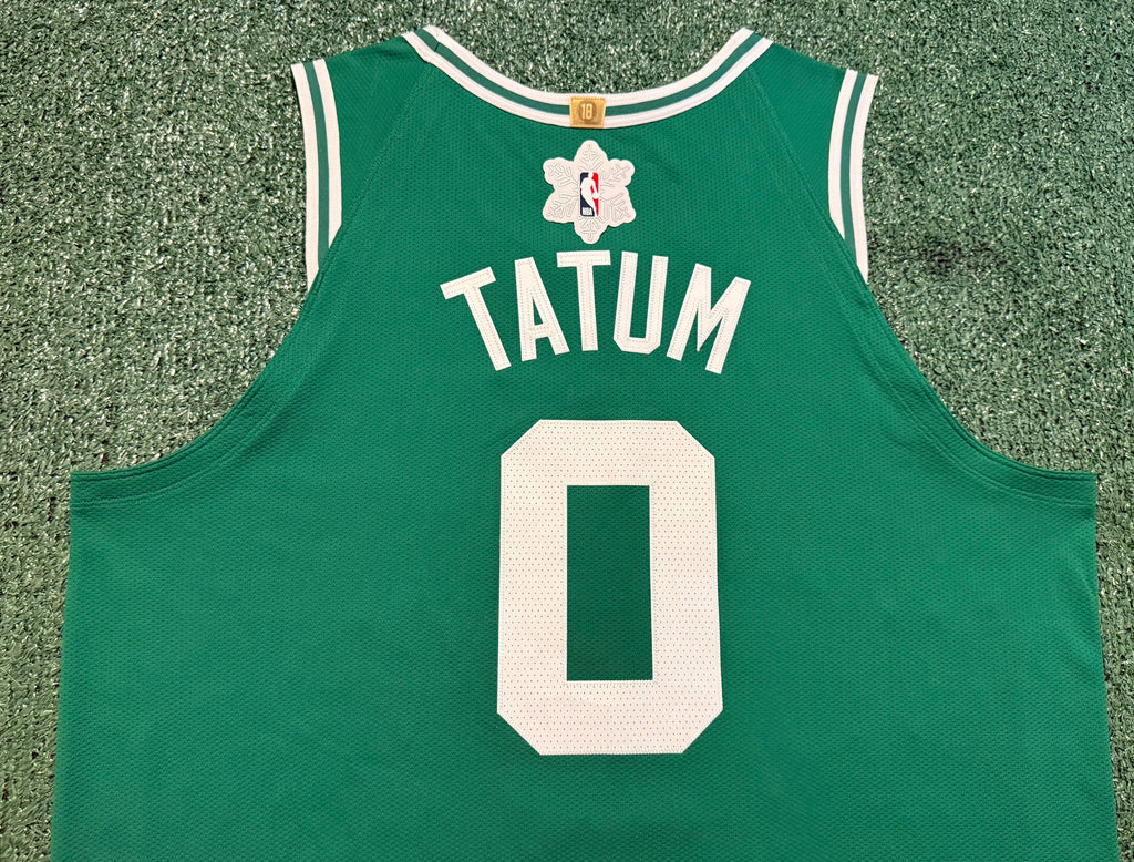 Jayson Tatum Boston Celtics Jersey #0 Nike ADV Authentic Green Size 52 (XL) NBA