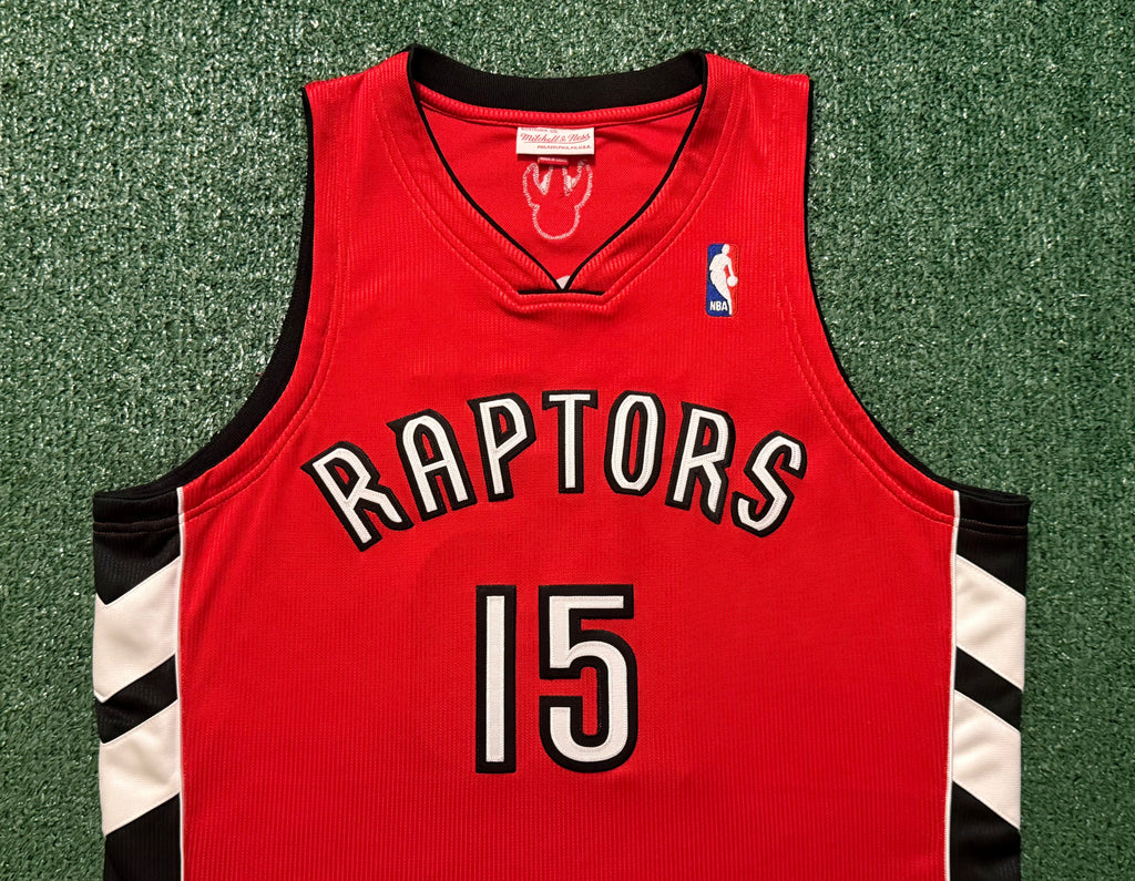 Vince Carter Toronto Raptors Jersey #15 Mitchell & Ness Authentic Red Size 44 (L) NBA