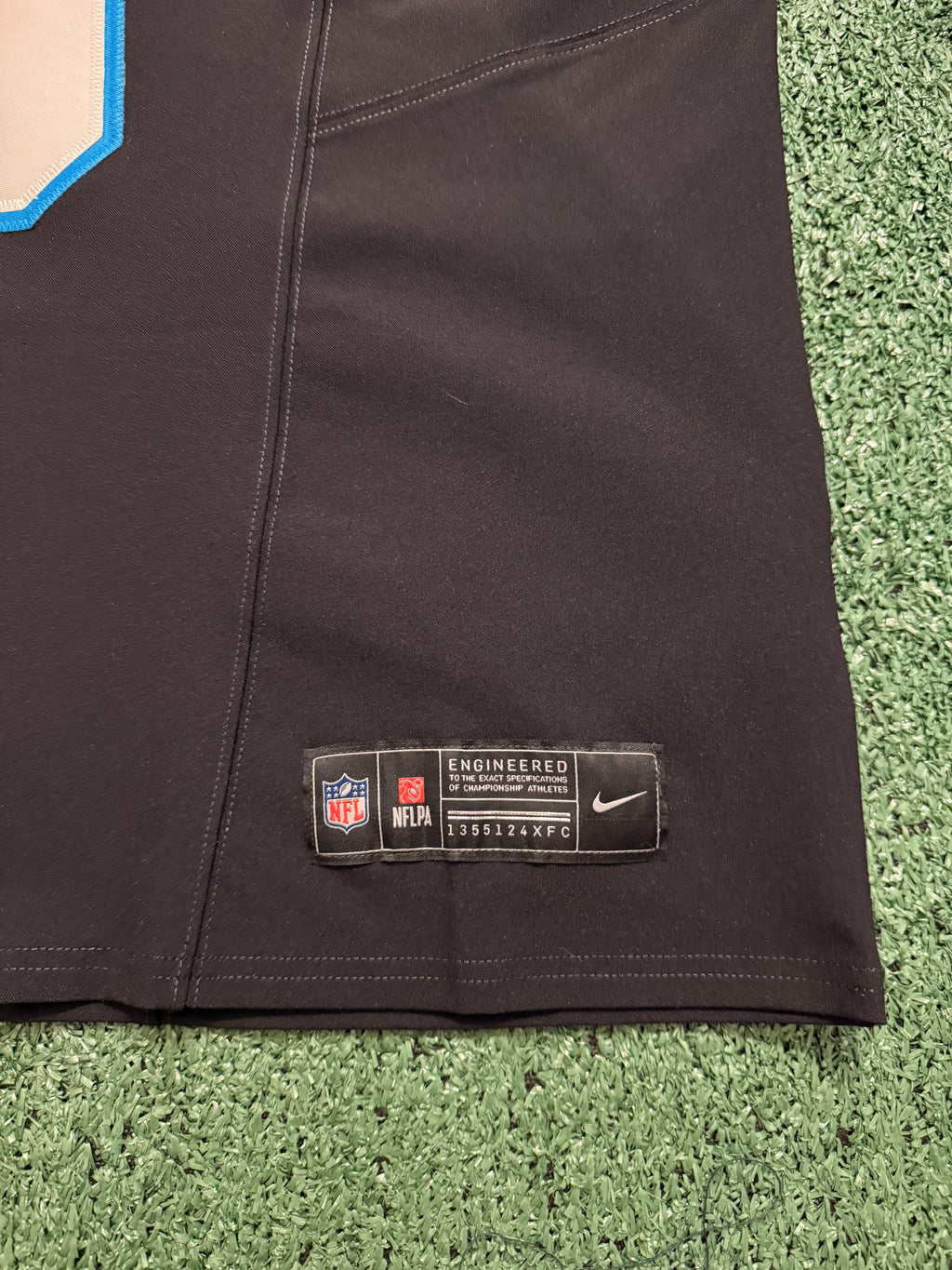 Bryce Young Carolina Panthers Jersey #9 Nike Vapor FUSE Elite Black Size 44 (Large) NFL