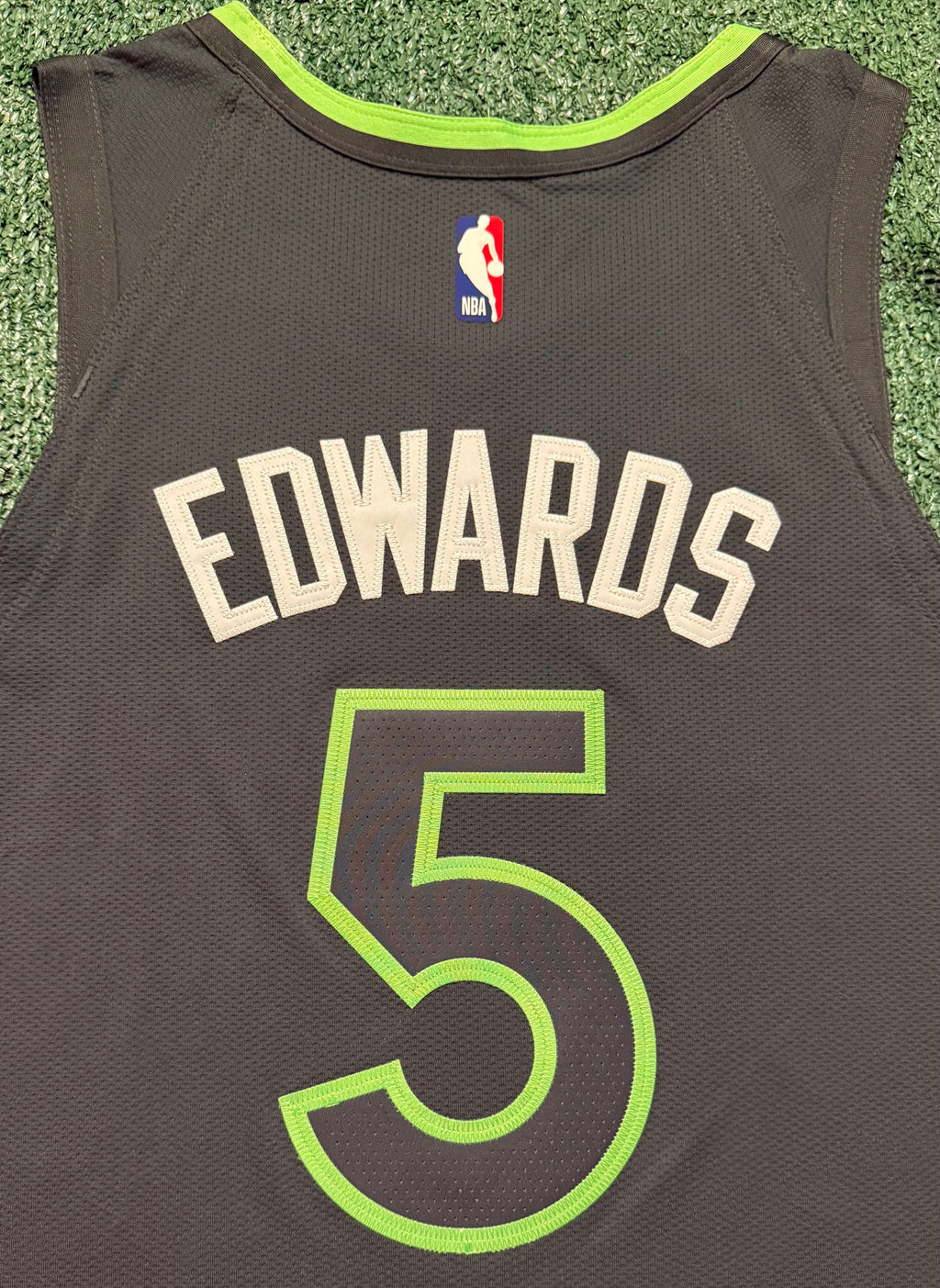 Anthony Edwards Minnesota Timberwolves Jersey #5 Nike ADV Authentic Gray Size 48 (L) NBA