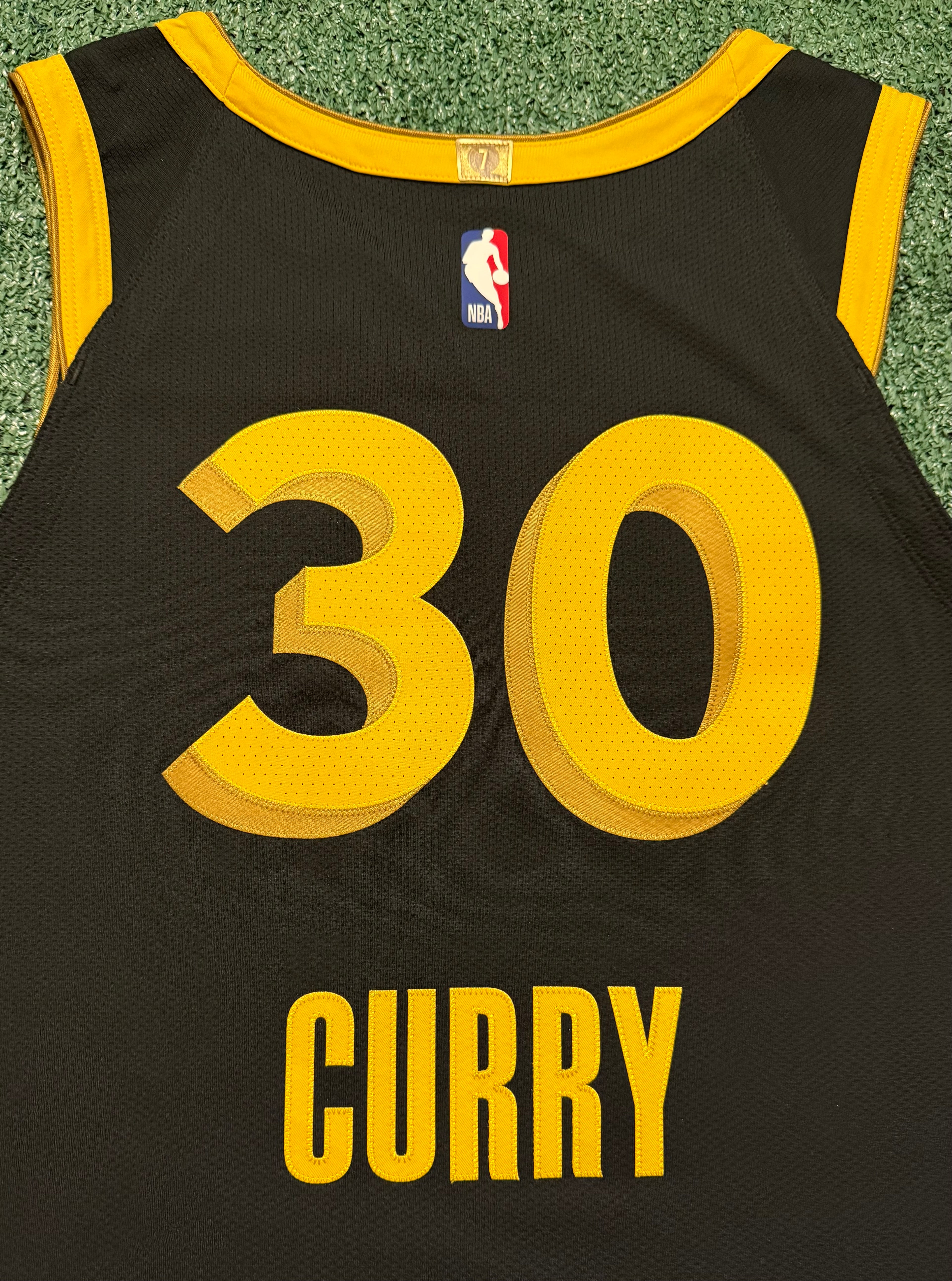 Steph Curry Golden State Warriors Jersey #30 Nike ADV Authentic Black Size 48 (L) NBA