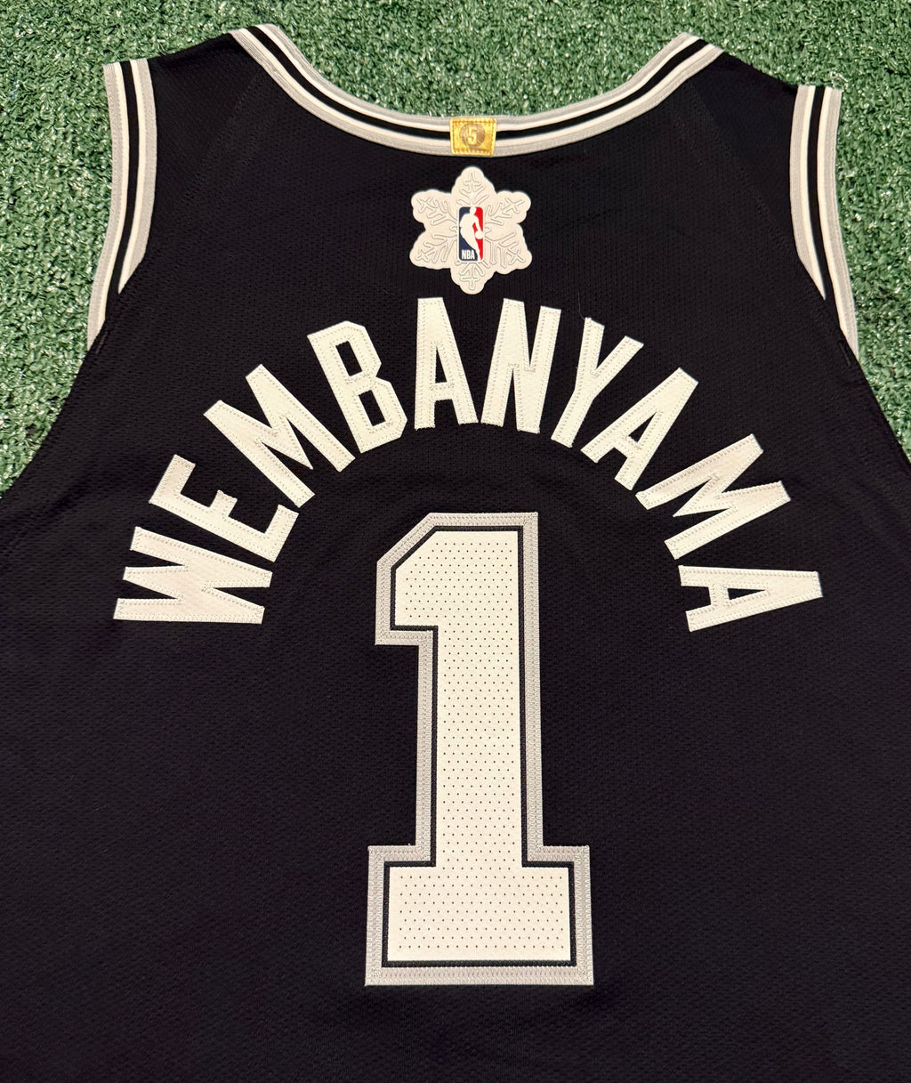 Victor Wembanyama San Antonio Spurs Jersey #1 Nike ADV Authentic Black Size 56 (XXL) NBA