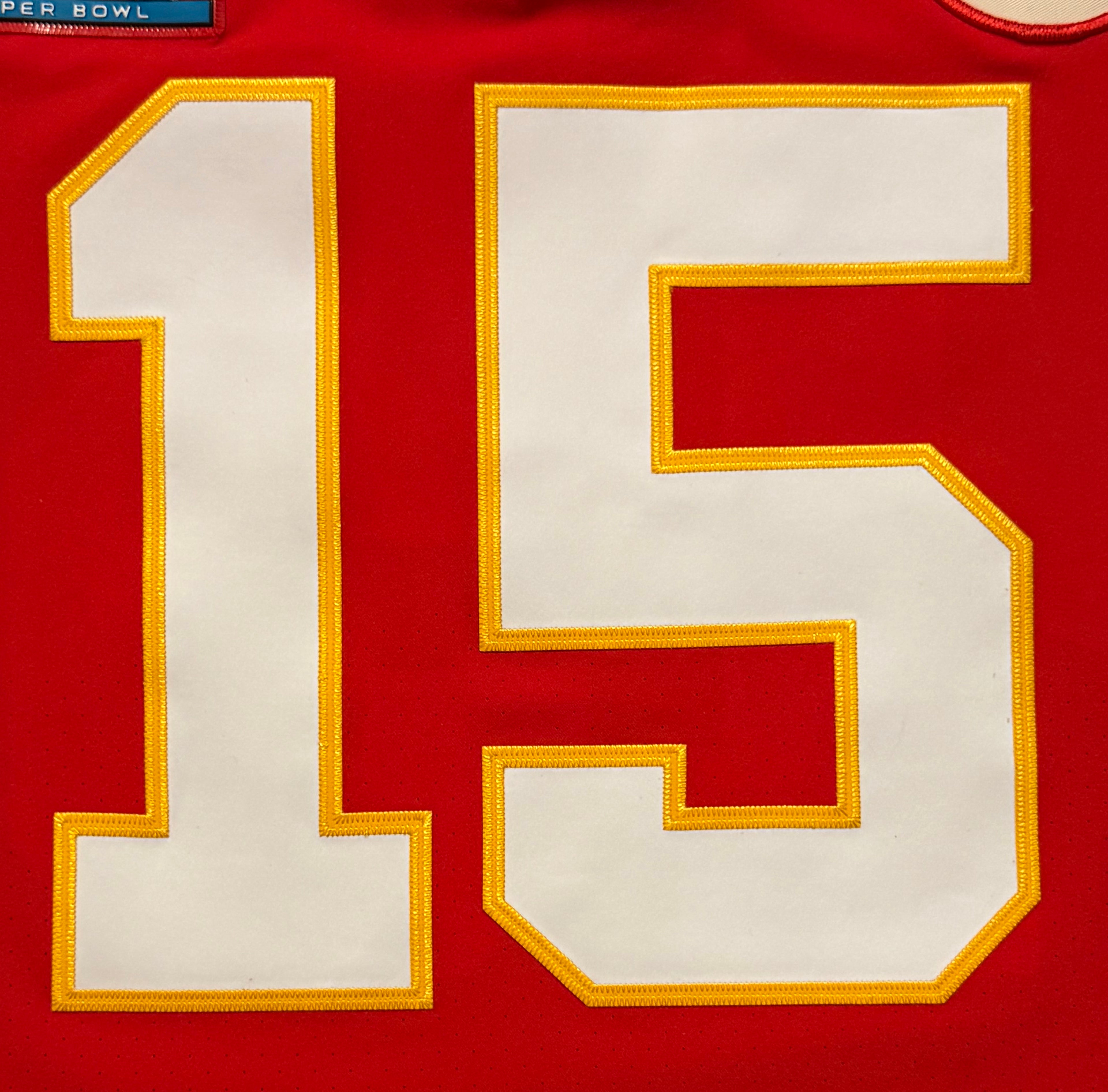 Patrick Mahomes Kansas City Chiefs Jersey #15 Nike Vapor Elite Red Size 44 (L) NFL