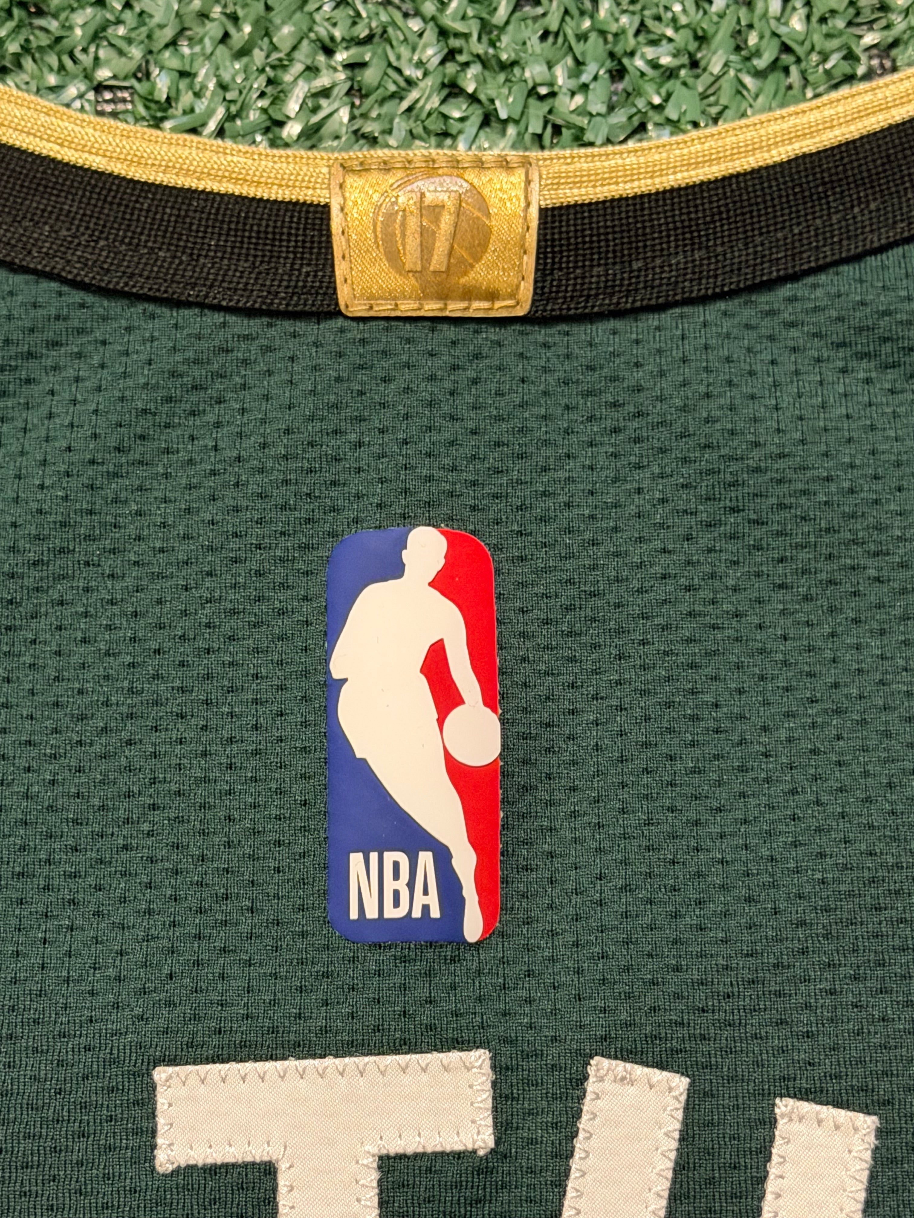 Jayson Tatum Boston Celtics Jersey #0 Nike ADV Authentic Green Size 40 (Small) NBA
