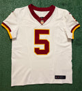 Jayden Daniels Washington Commanders Jersey #5 Nike Vapor Fuse Elite White size 44 (Large) NFL