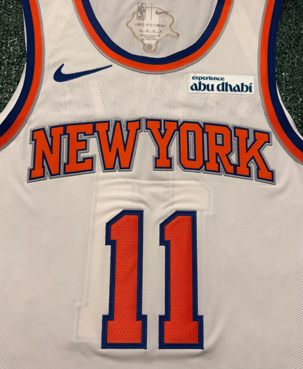 Jalen Brunson New York Knicks Jersey #11 Nike ADV Authentic White Size 44 (M) NBA