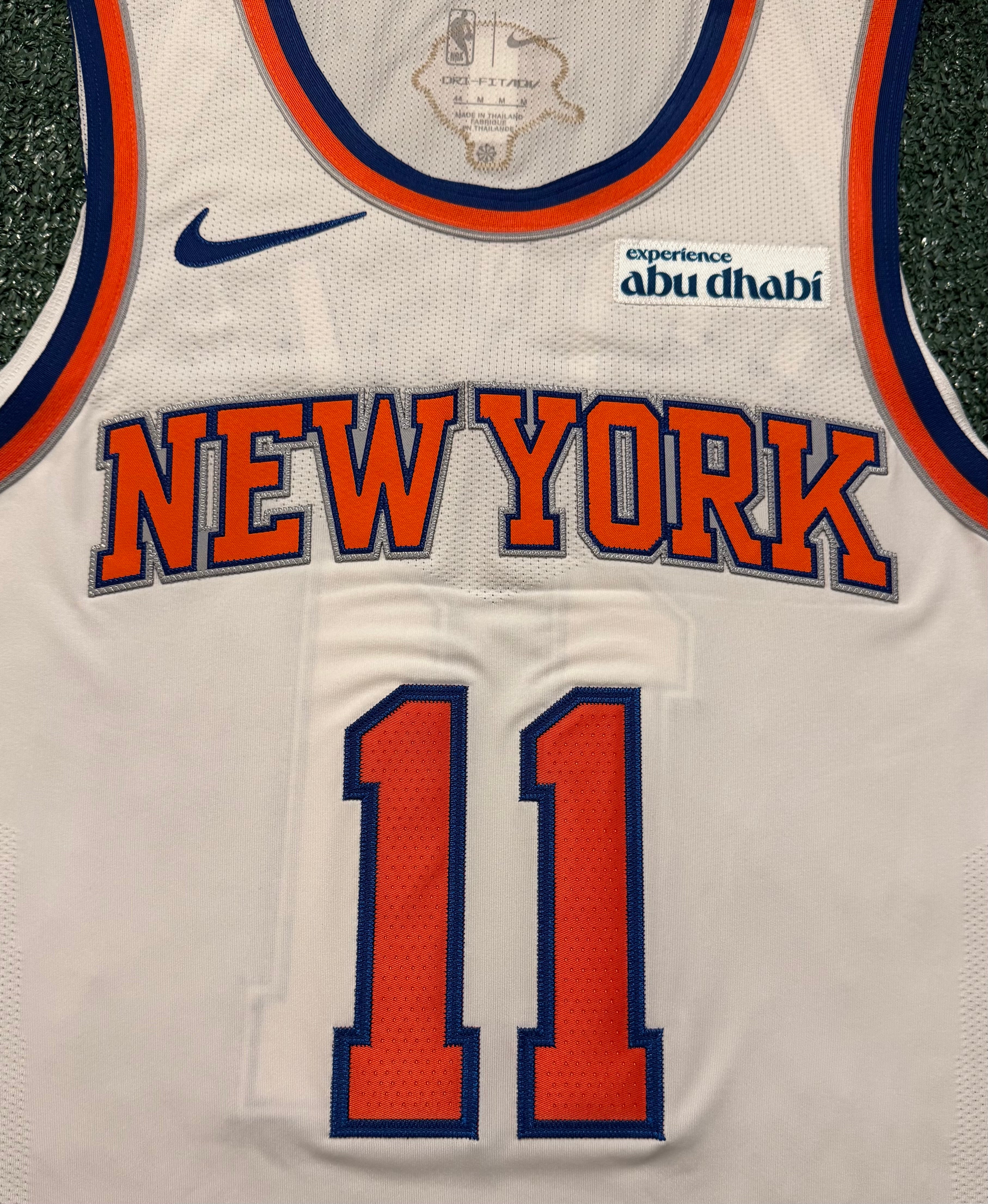 Jalen Brunson New York Knicks Jersey #11 Nike ADV Authentic White Size 44 (M) NBA