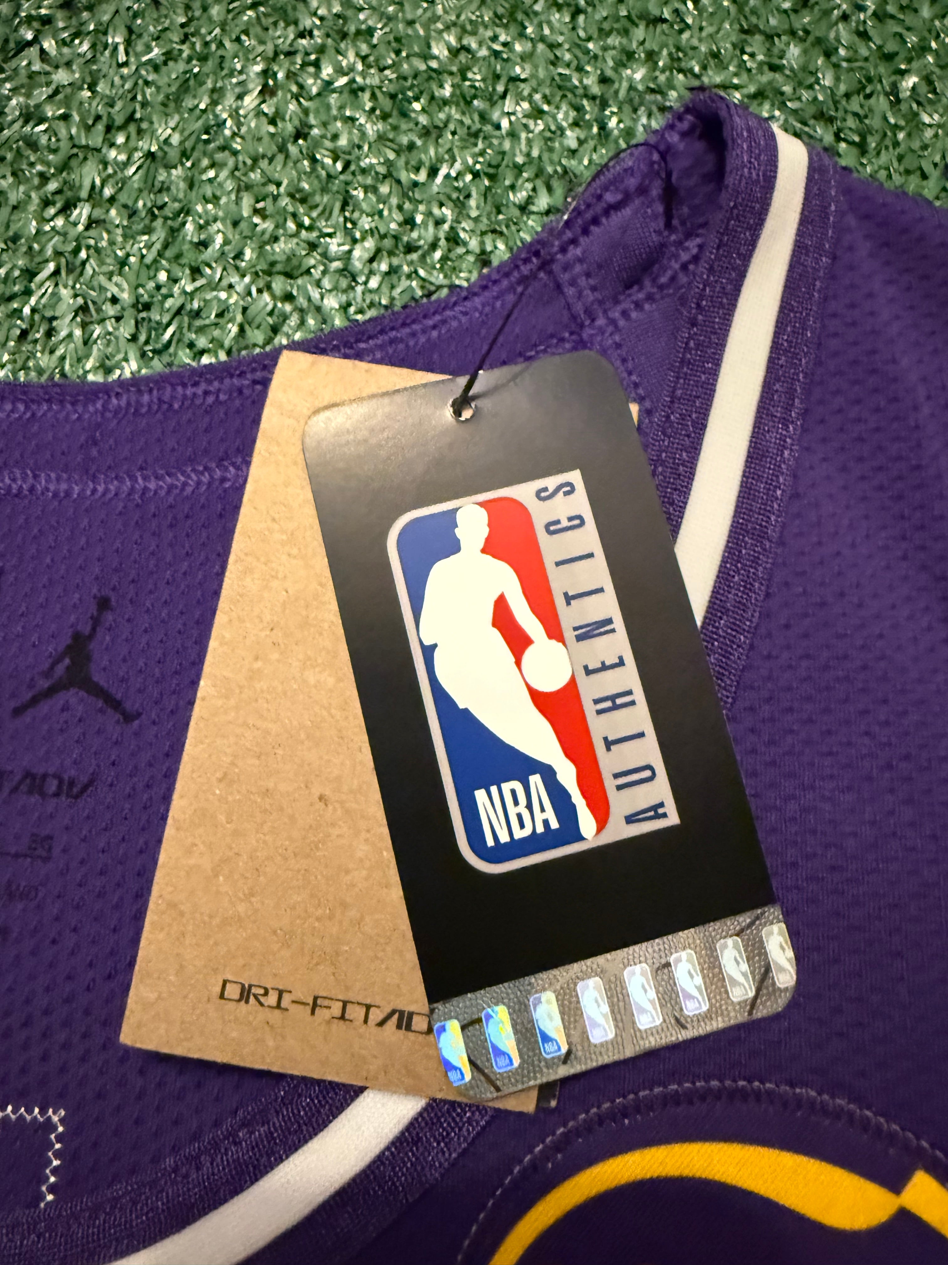 Luka Doncic Los Angeles Lakers Jersey #77 Nike ADV Authentic Purple Size 52 (XL) NBA