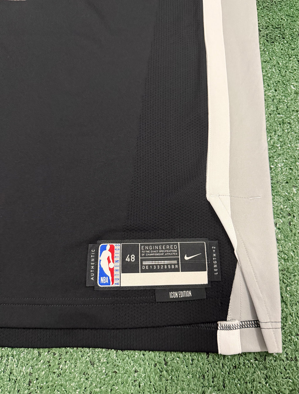 Stephon Castle San Antonio Spurs Jersey #5 Nike ADV Authentic Black Size 48 (L) NBA