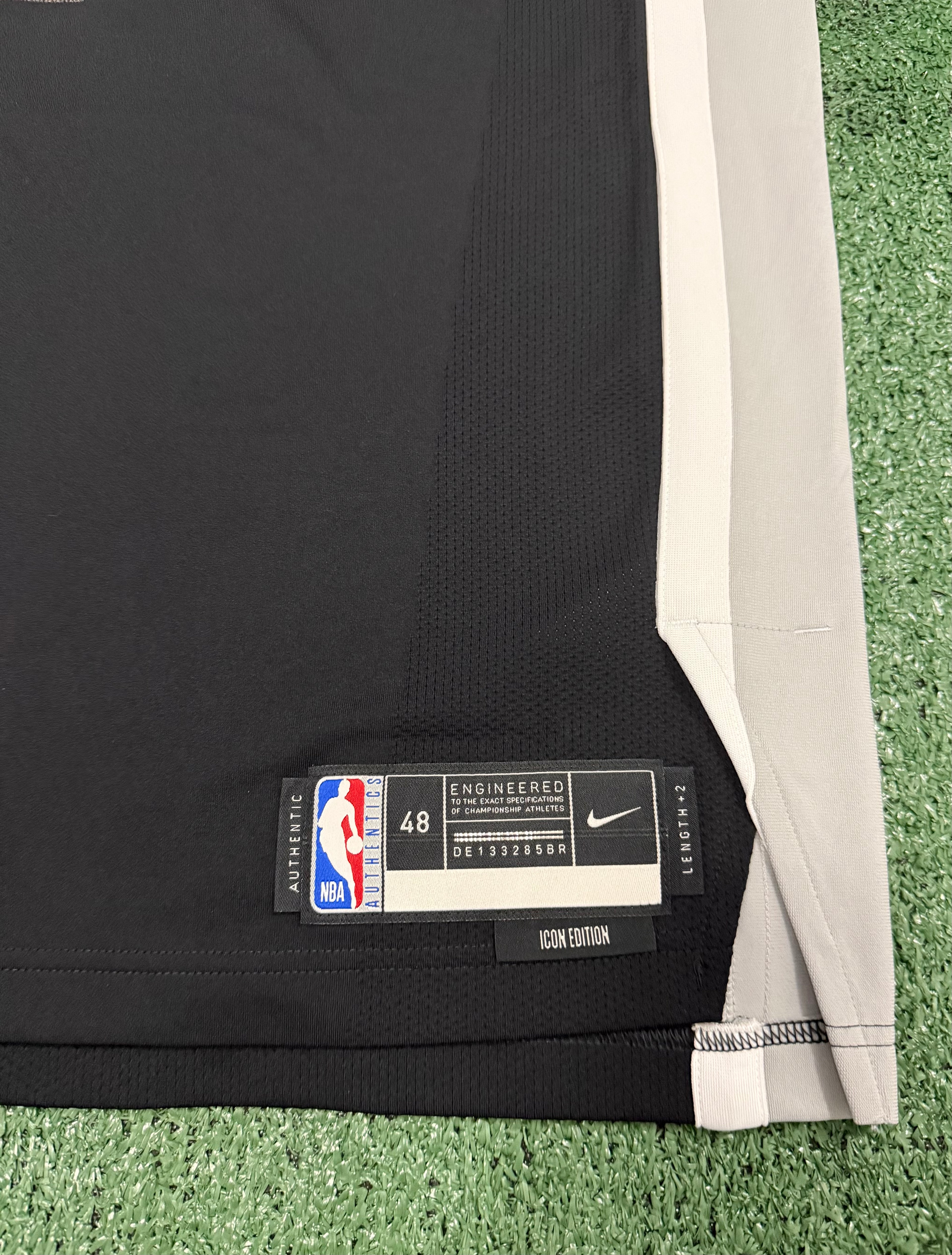 Stephon Castle San Antonio Spurs Jersey #5 Nike ADV Authentic Black Size 48 (L) NBA