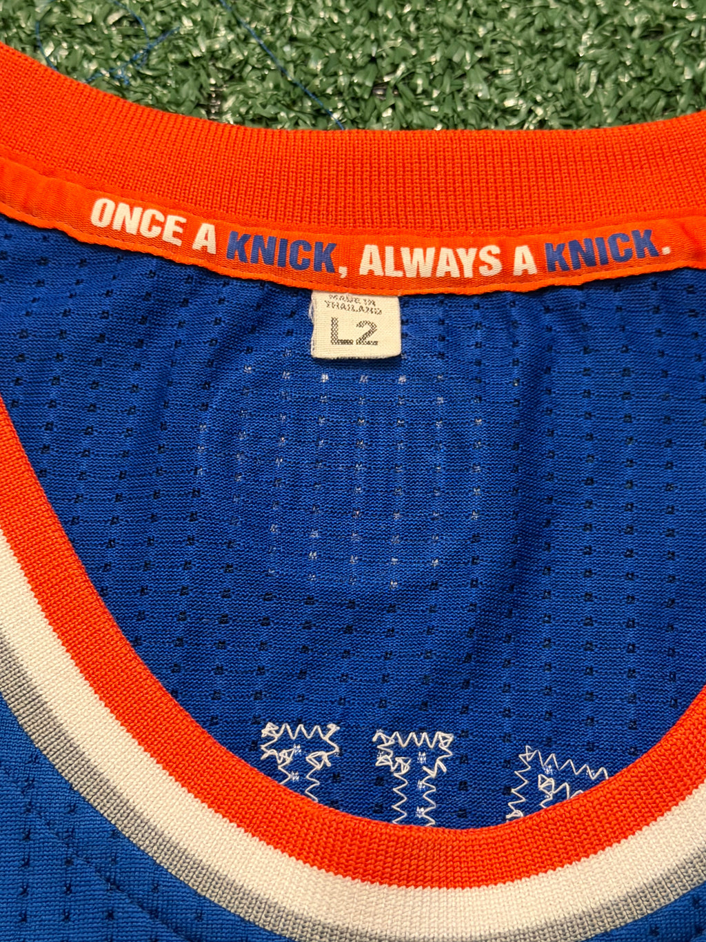 Carmelo Anthony New York Knicks Jersey #7 Adidas Climacool Blue Size (Large) NBA