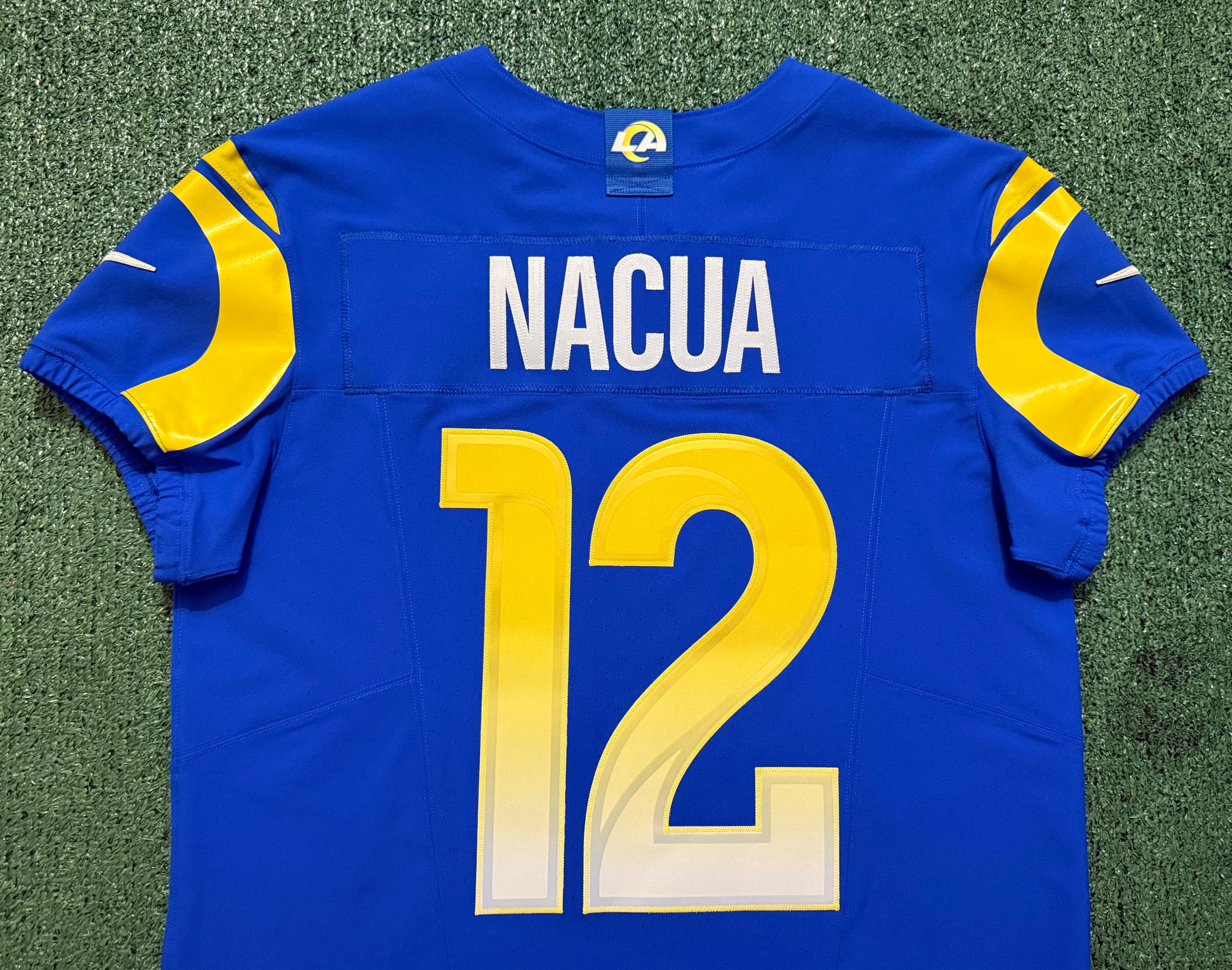 Puka Nacua Los Angeles Rams
Jersey #12 Nike Vapor FUSE Elite blue Size 44 (Large) NFL