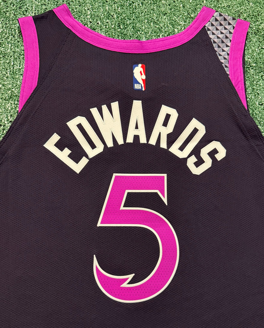 Anthony Edwards Minnesota Timberwolves Jersey #5 Nike ADV Authentic Black Size 52 (XL) NBA