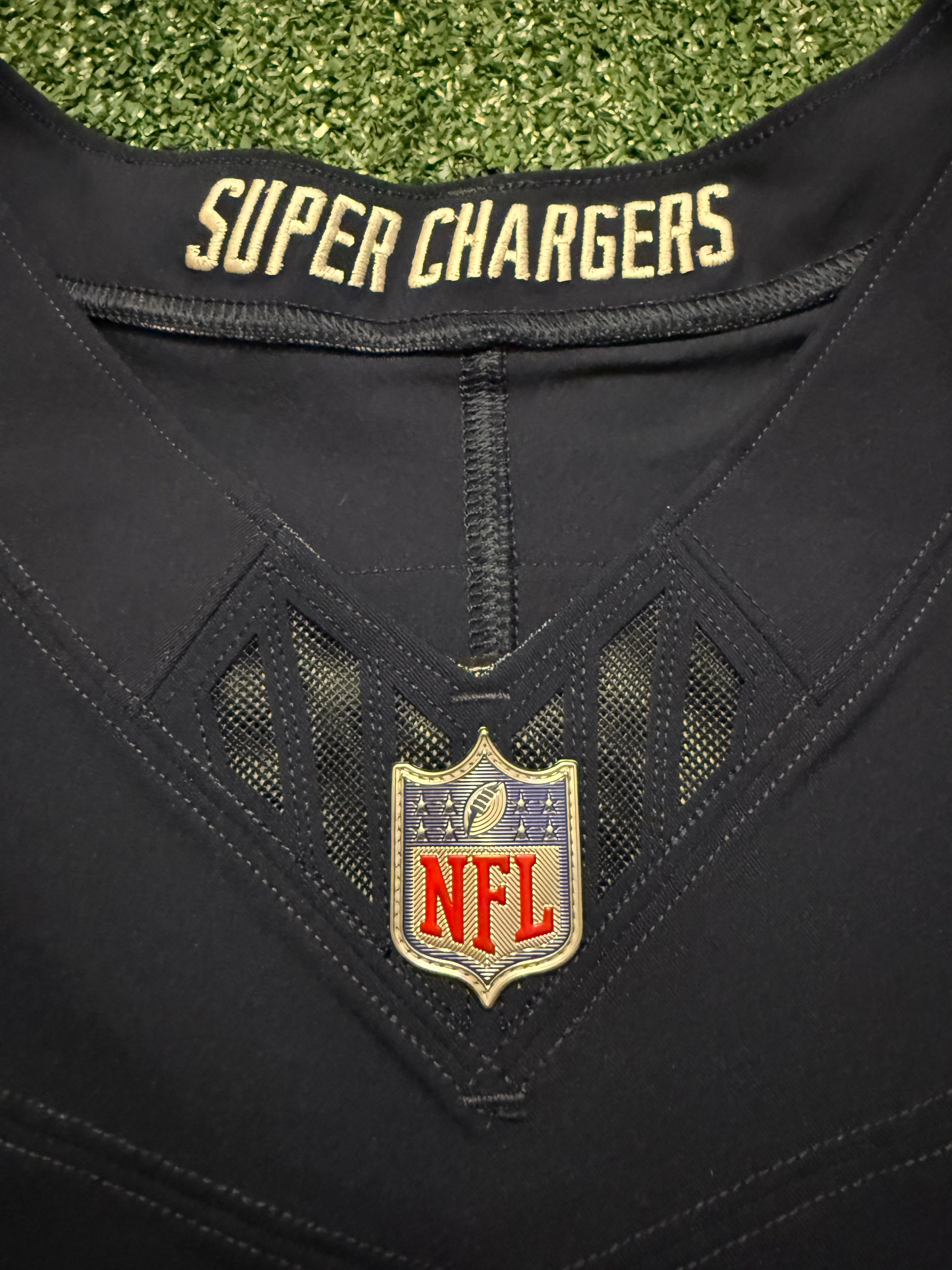 Justin Herbert Los Angeles Chargers Jersey #10 Nike Vapor Fuse Elite Navy Size 52 (XXL) NFL