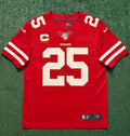 Richard Sherman San Francisco 49ers Jersey #25 Nike Vapor Limited Red Size (Medium) NFL