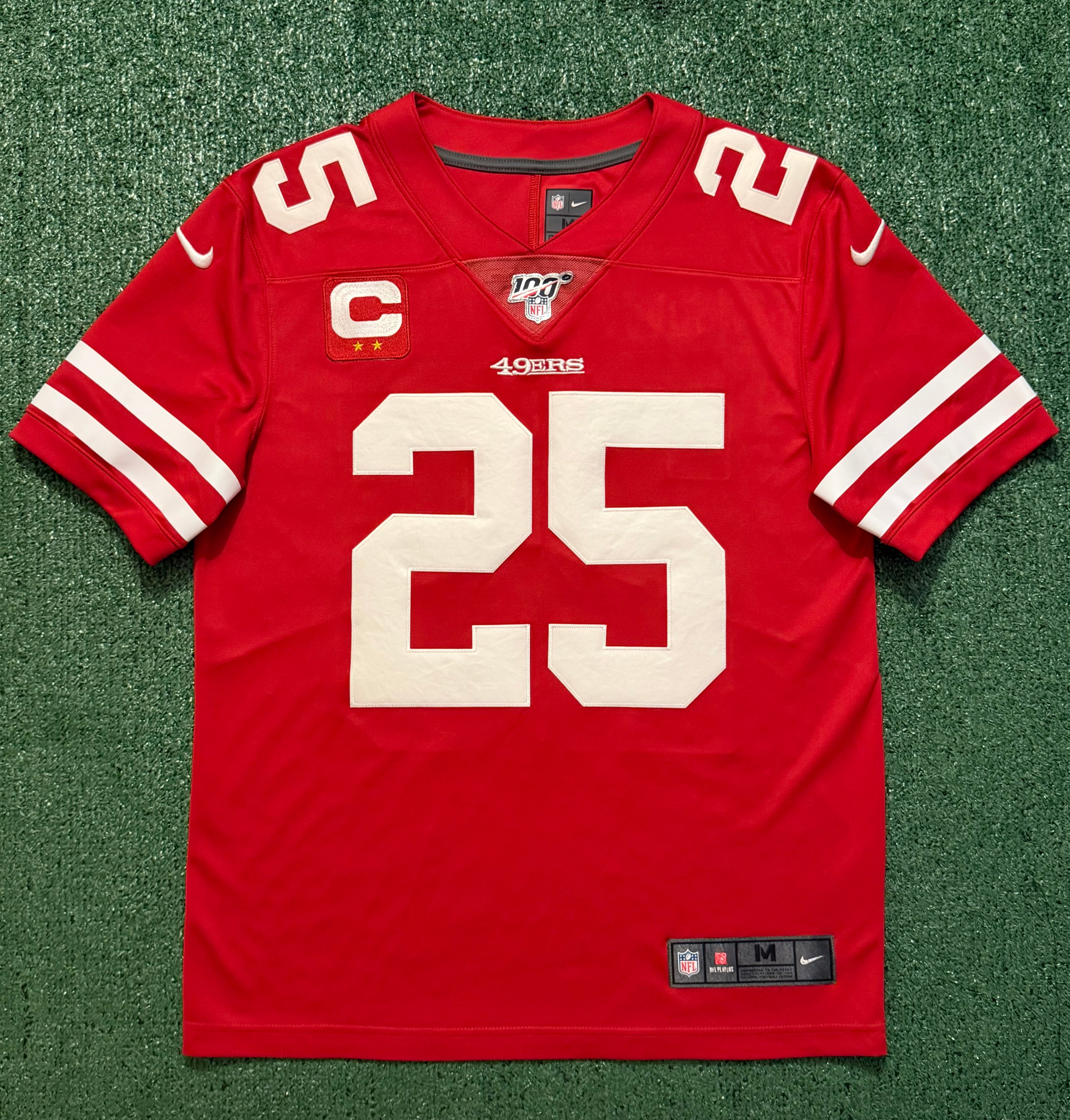 Richard Sherman San Francisco 49ers Jersey #25 Nike Vapor Limited Red Size (Medium) NFL