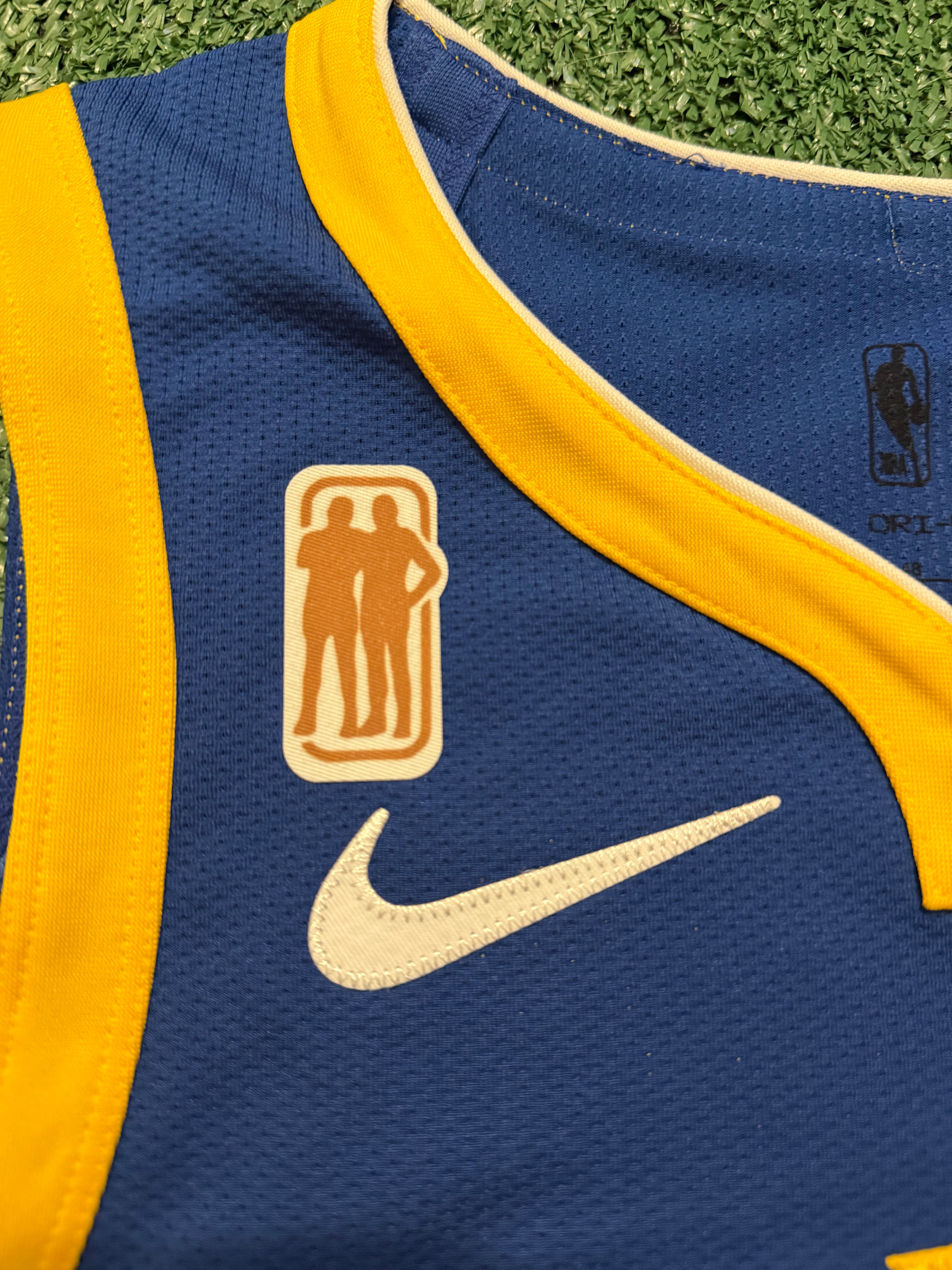 Steph Curry Golden State Warriors Jersey #30 Nike ADV Authentic Blue Size 48 (L) NBA