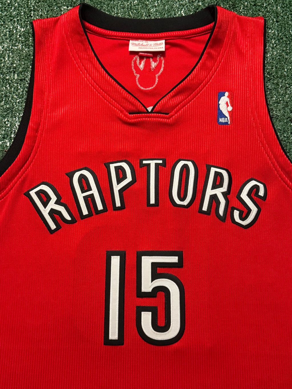 Vince Carter Toronto Raptors Jersey #15 Mitchell & Ness Authentic Red Size 44 (L) NBA