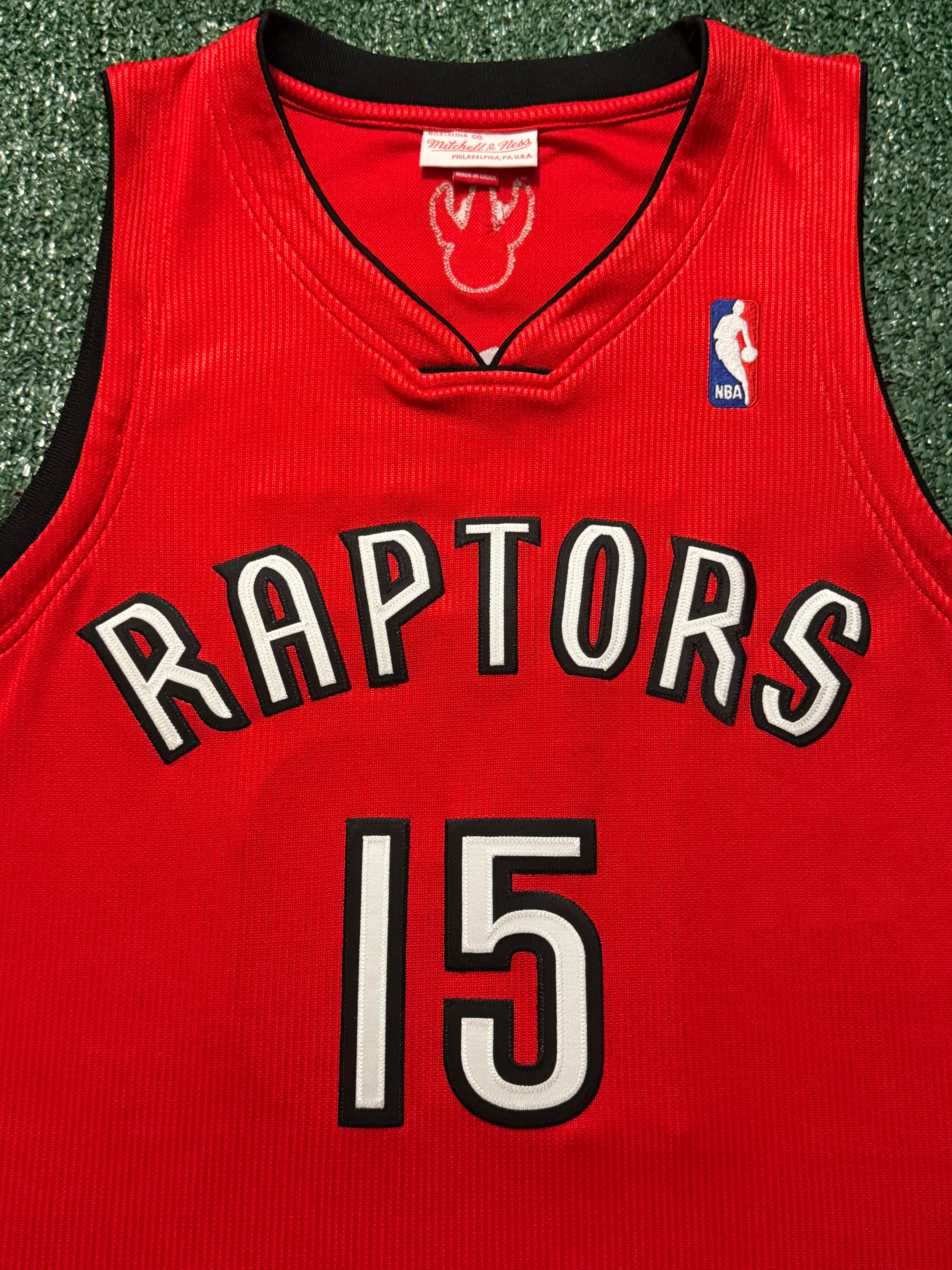 Vince Carter Toronto Raptors Jersey #15 Mitchell & Ness Authentic Red Size 44 (L) NBA