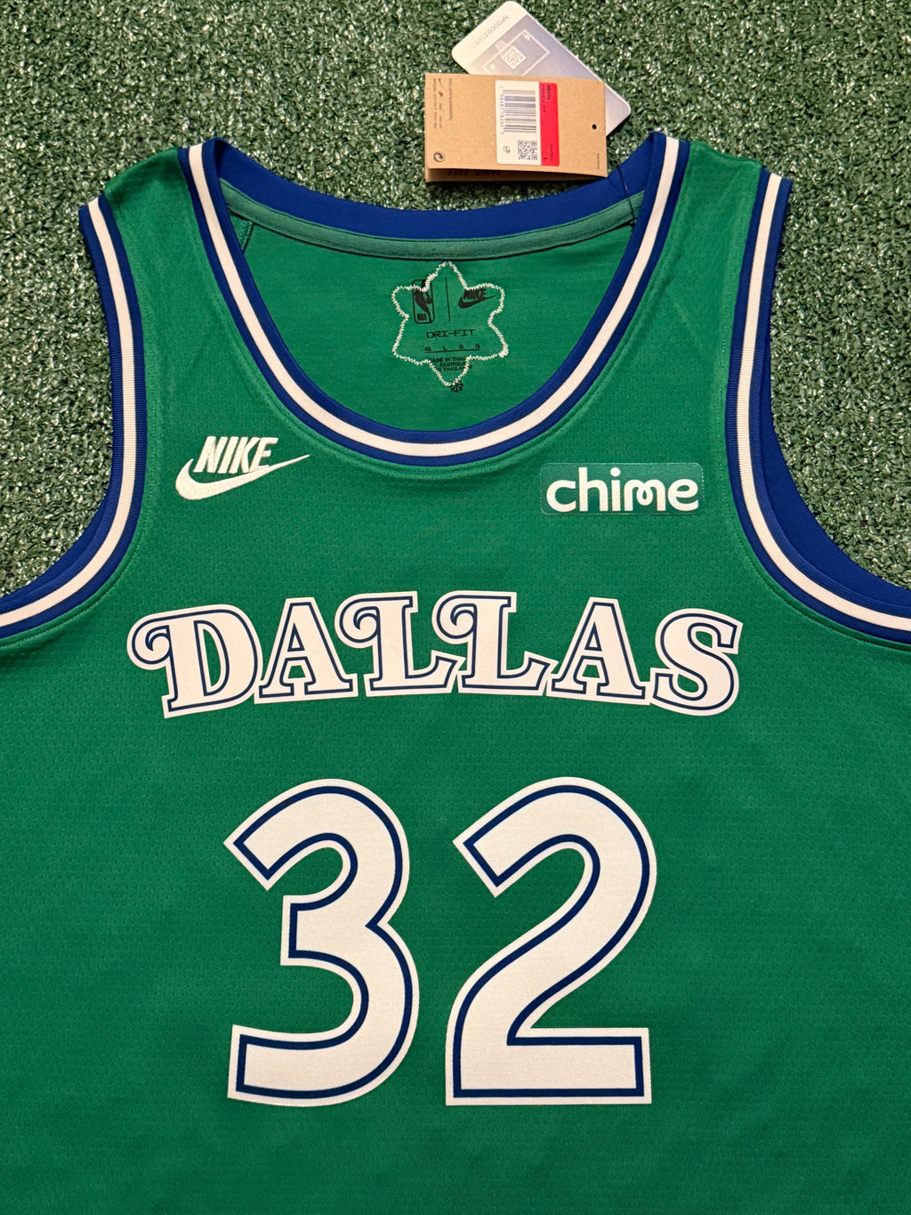 Cooper Flagg Dallas Mavericks Jersey #32 Nike Swingman Green Size 48 (Large) NBA