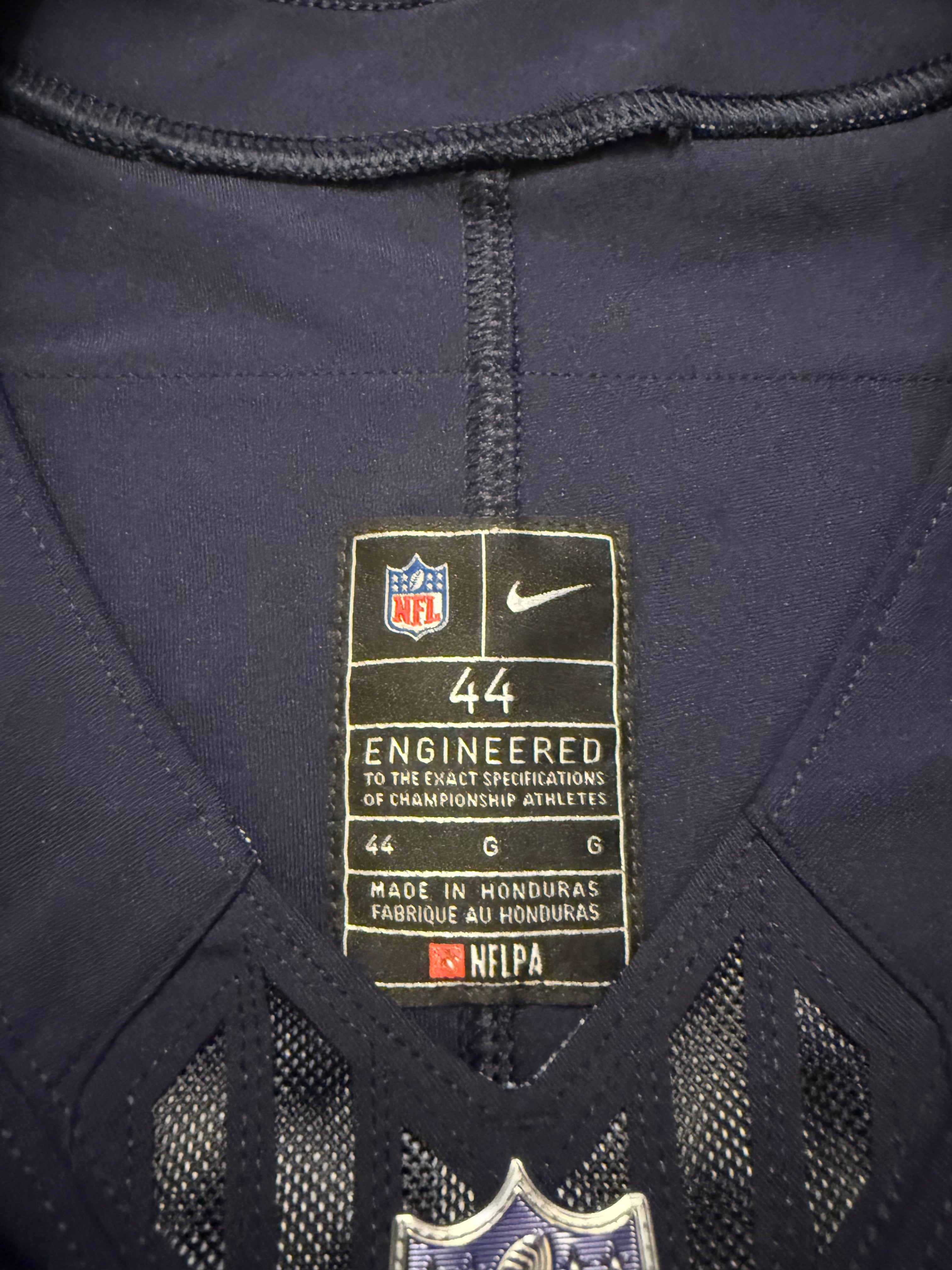 Caleb Williams Chicago Bears Jersey #18 Nike Vapor FUSE Elite Navy Size 44 (Large) NFL