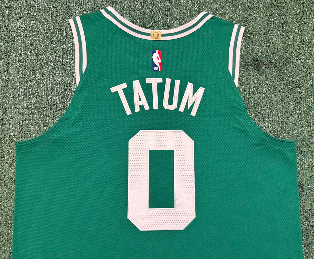 Jayson Tatum Boston Celtics Jersey #0 Nike ADV Authentic Green Size 48 (L) NBA