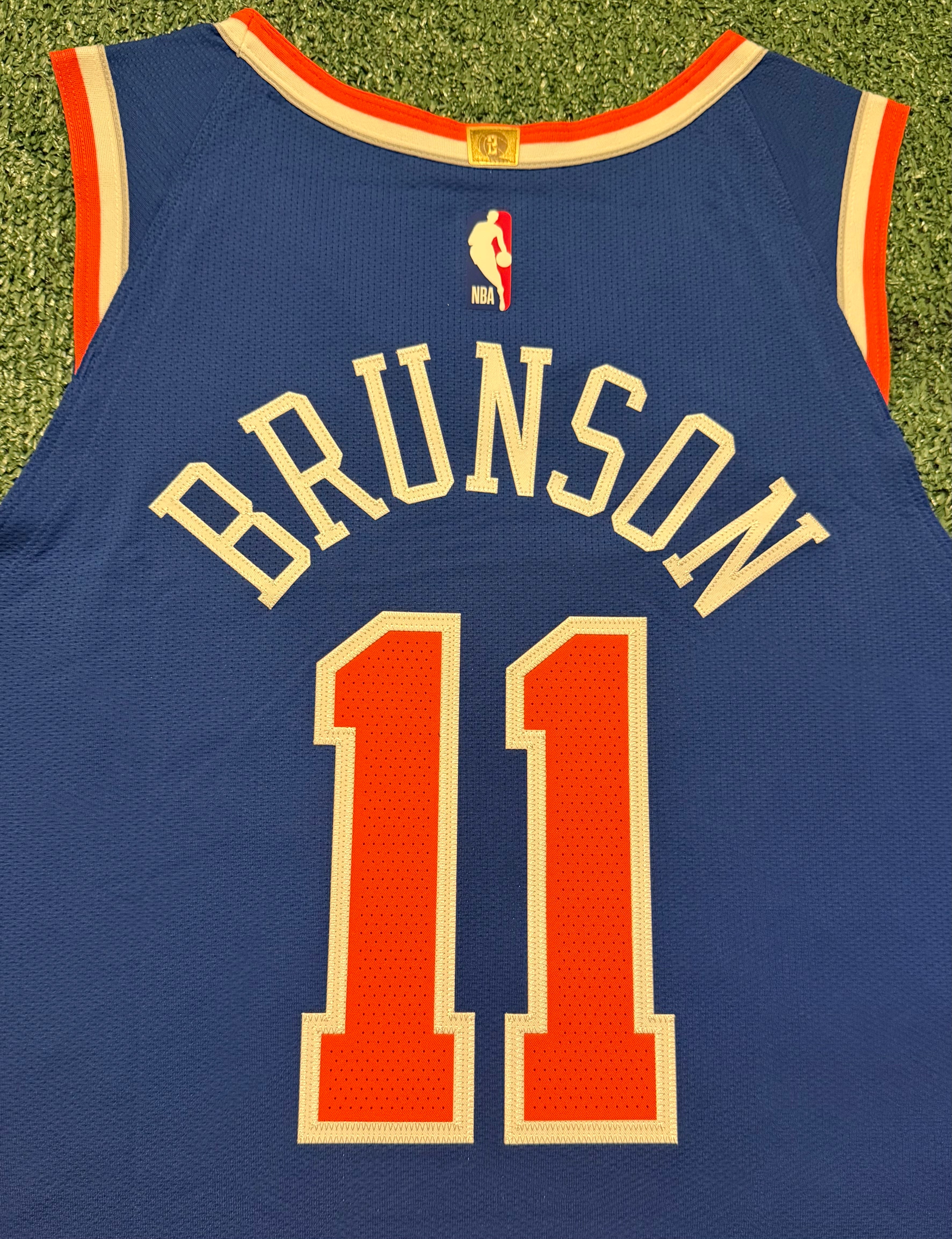 Jalen Brunson New York Knicks Jersey #11 Nike ADV Authentic Blue Size 52 (XL) NBA