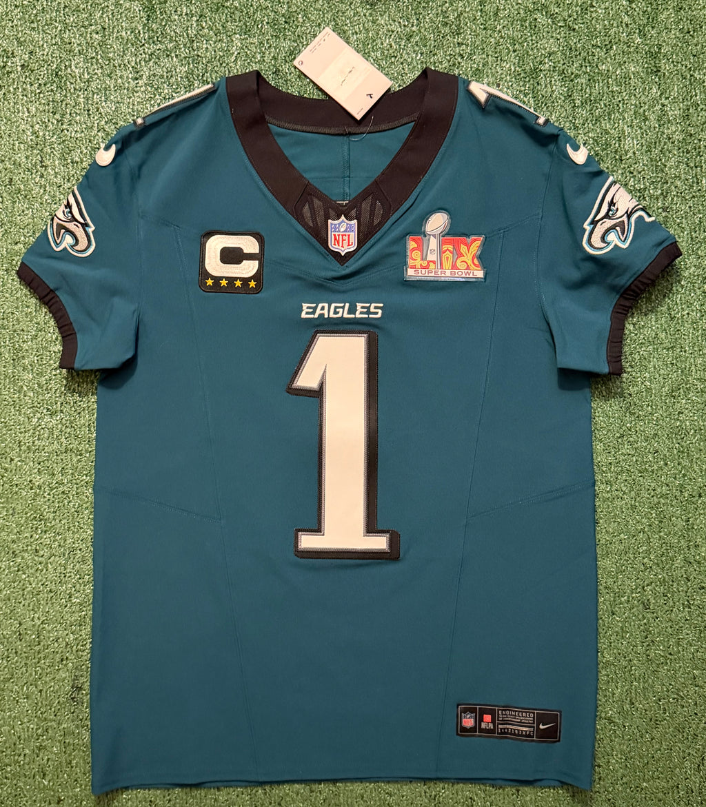 Jalen Hurts Philadelphia Eagles Jersey #1 Nike Vapor FUSE Elite Green size 40 (Medium) NFL